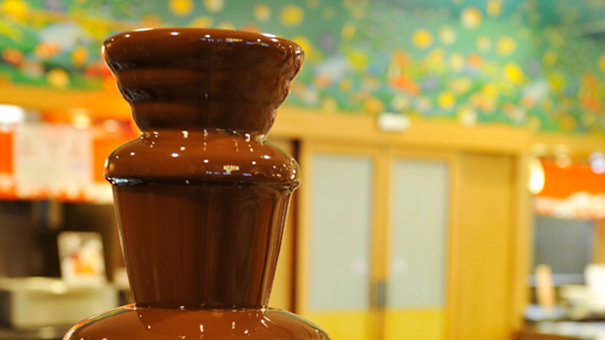 ** [Dinner buffet (example)] Chocolate fountain! Sweet things are different ♪