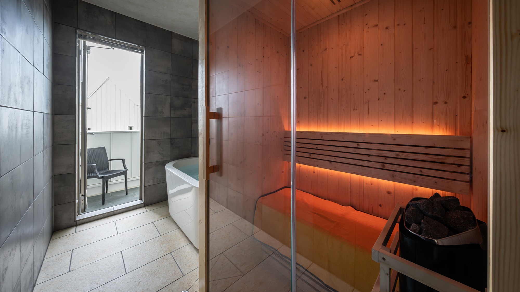 [Vila dengan sauna pribadi] Sauna pribadi