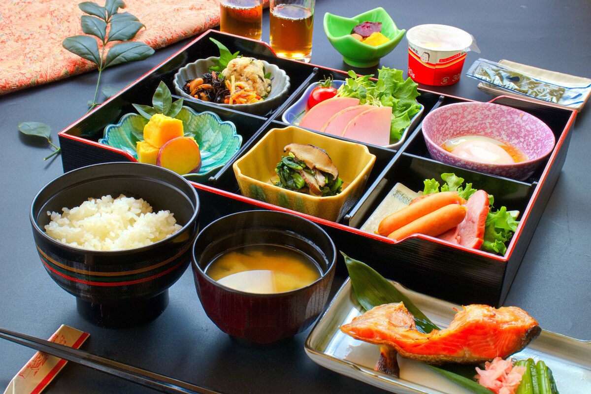[Breakfast example] A breakfast that allows you to enjoy local flavors using Tochigi-grown Koshihikari rice and seasonal ingredients.