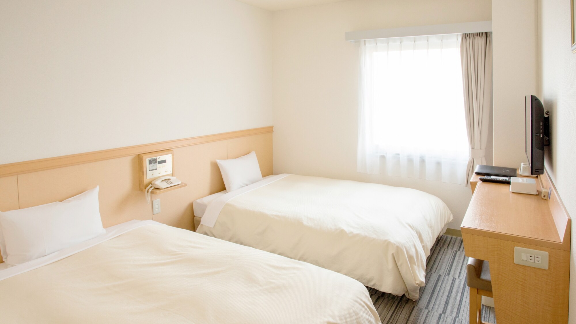 [Twin room] All rooms are 17 square meters / 120 cm wide bed on the city side