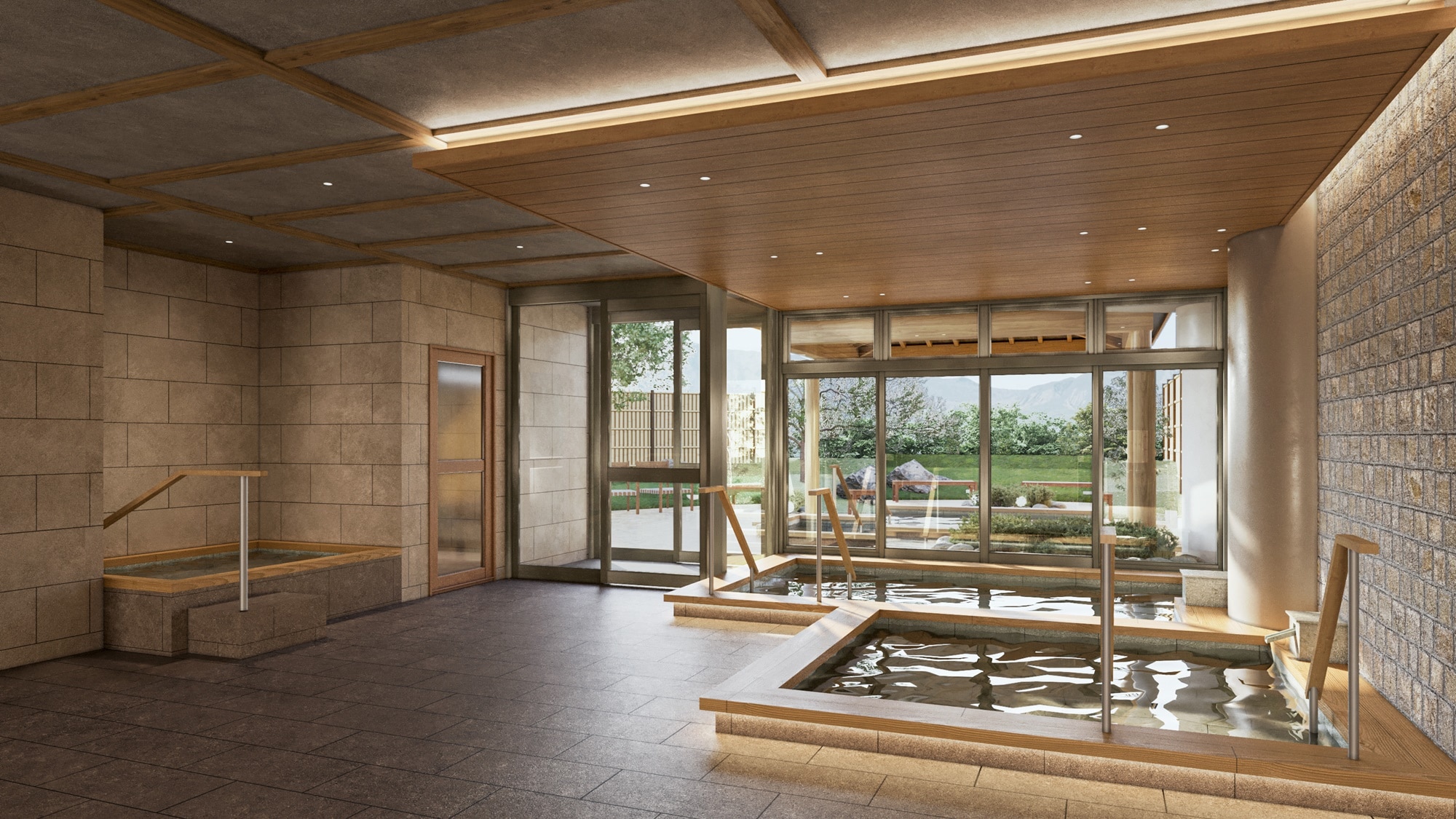 The large communal bath [indoor bath and sauna] will be renovated (scheduled for December 29, 2023)