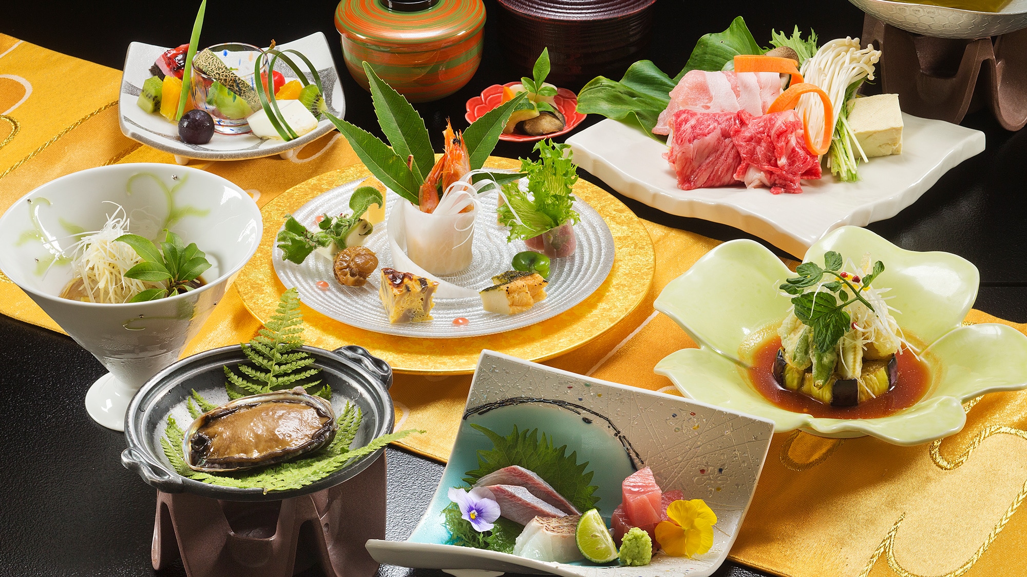 ■＜Yuka＞Three major taste kaiseki course■ (Photo is for illustration purposes only)