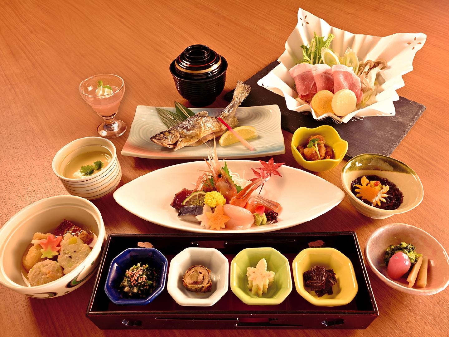 晚餐：「北海道時令懷石料理」標準套餐