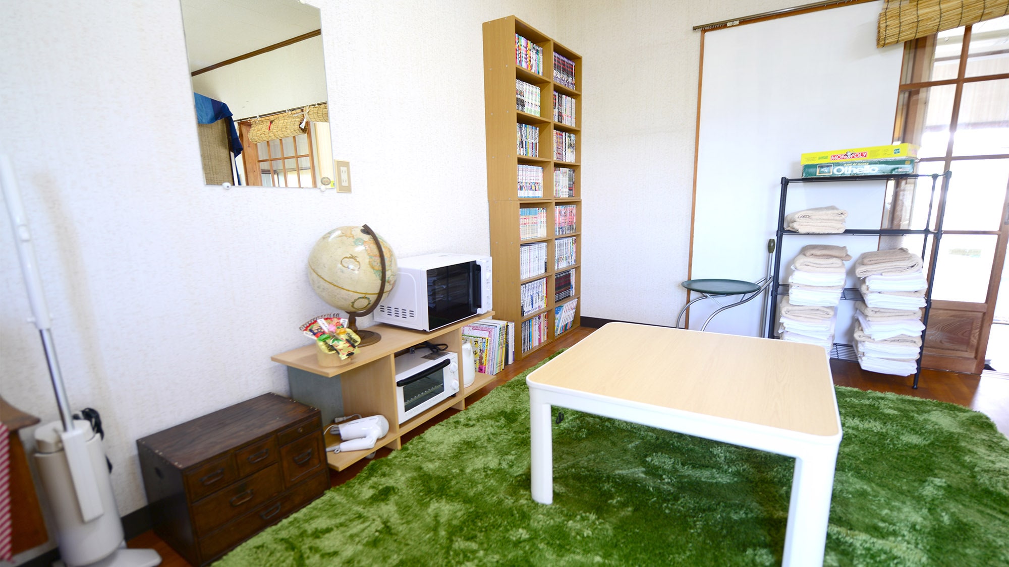 ・ Common space / You can relax while reading manga