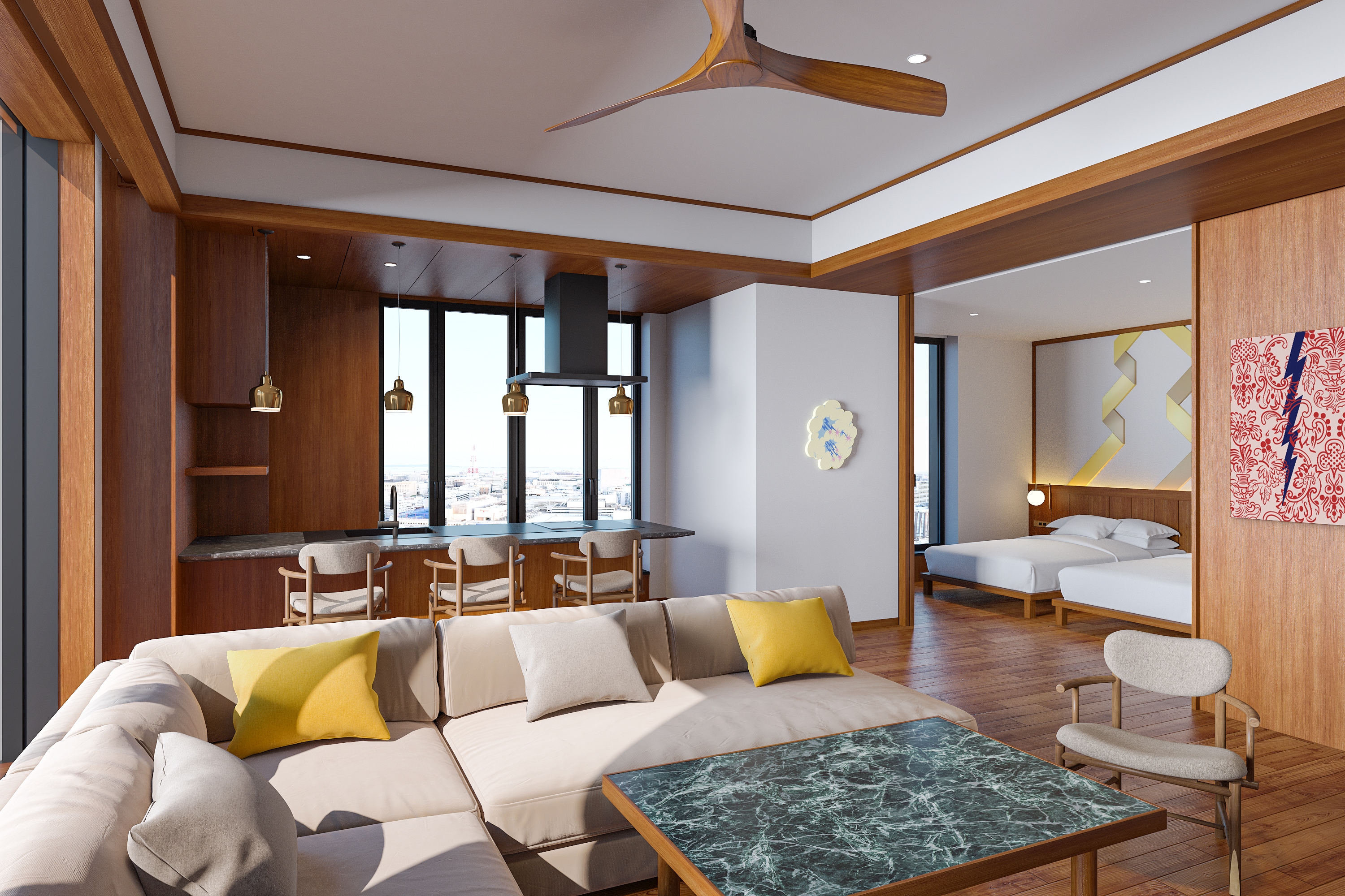 THE ONE FUKUOKA SUITE (64㎡)