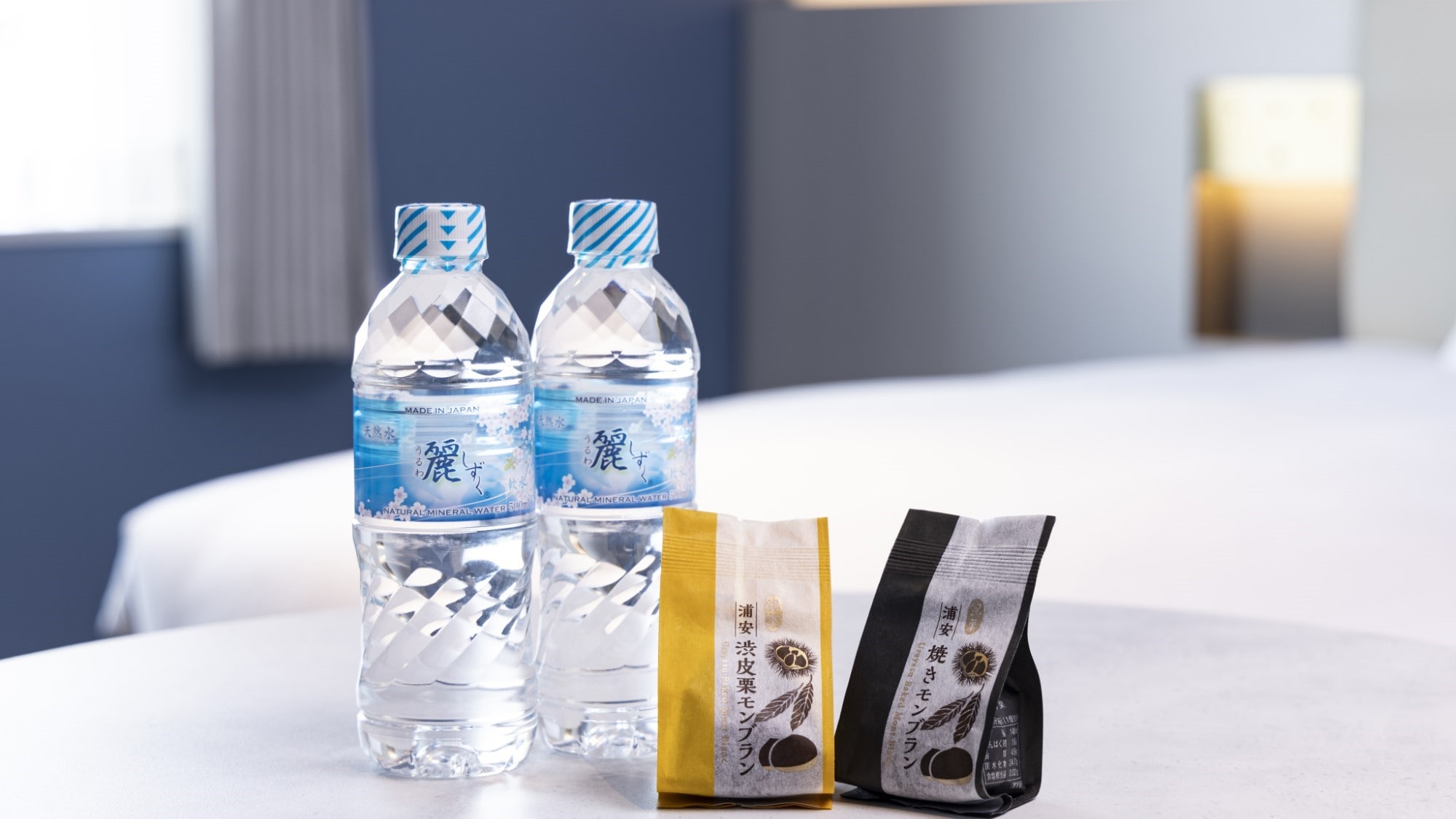 Urayasu specialty sweets and mineral water