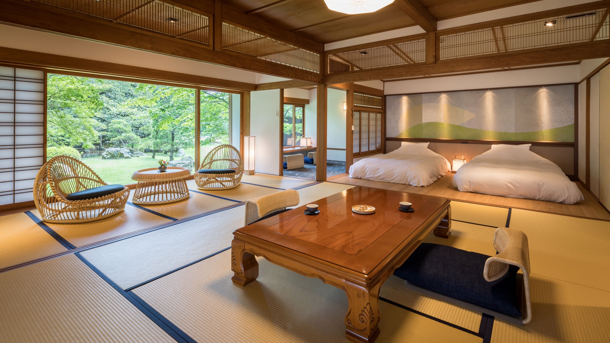[Annex Matsugetsuan] We have redesigned the building with the concept of allowing you to enjoy the Japanese garden even more.
