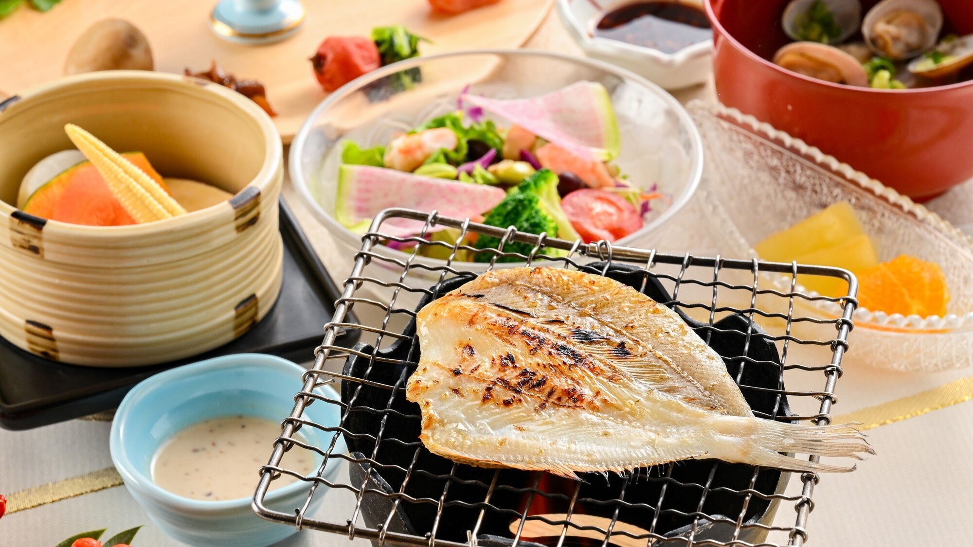 [Bữa sáng] Bữa sáng đặc biệt của Nhật Bản (ví dụ)