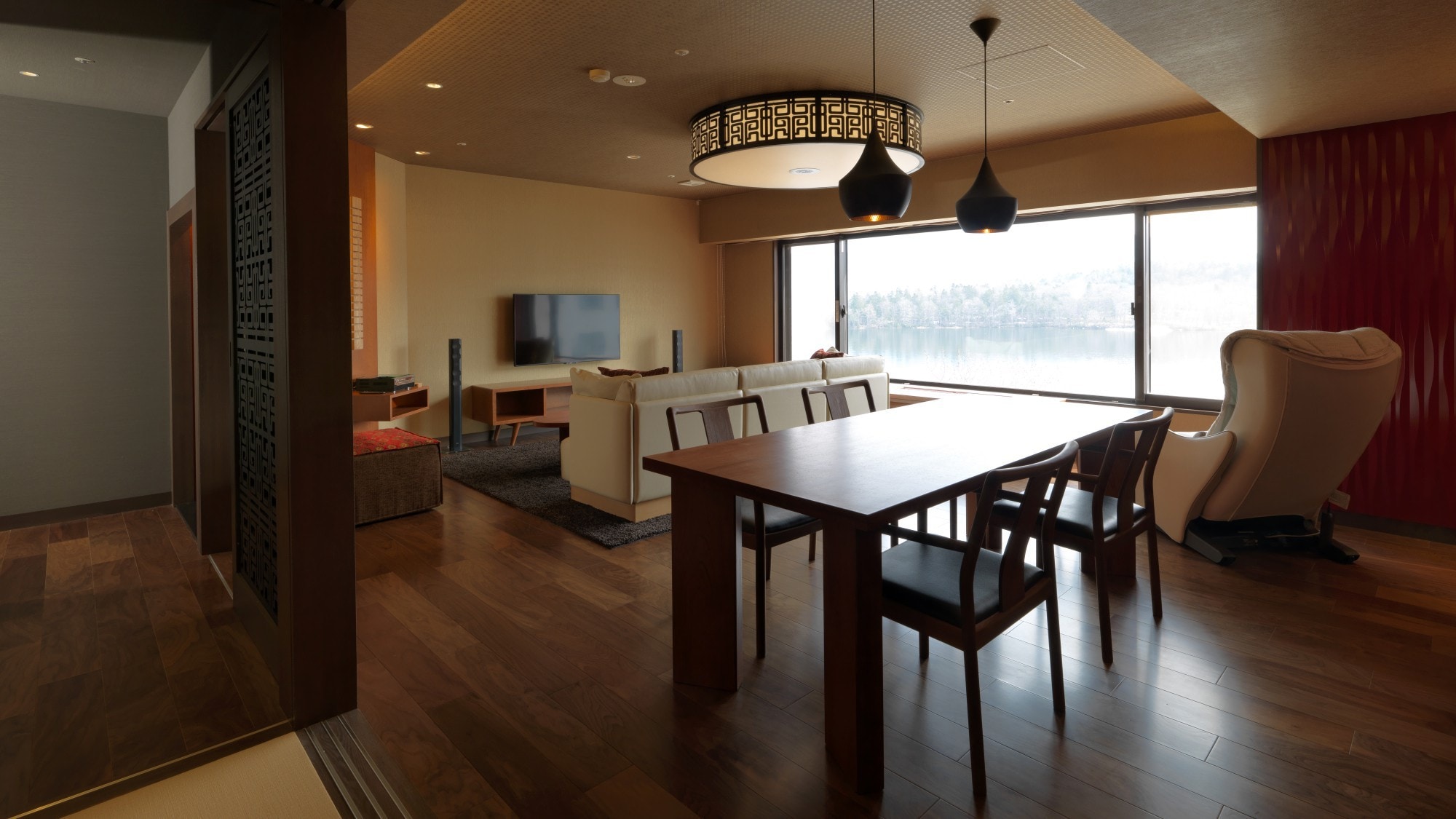 [Annex/Miyabi] Japanese-Western special room with observation bath/Spacious space consisting of living room, Japanese-style room, and bedroom *Image