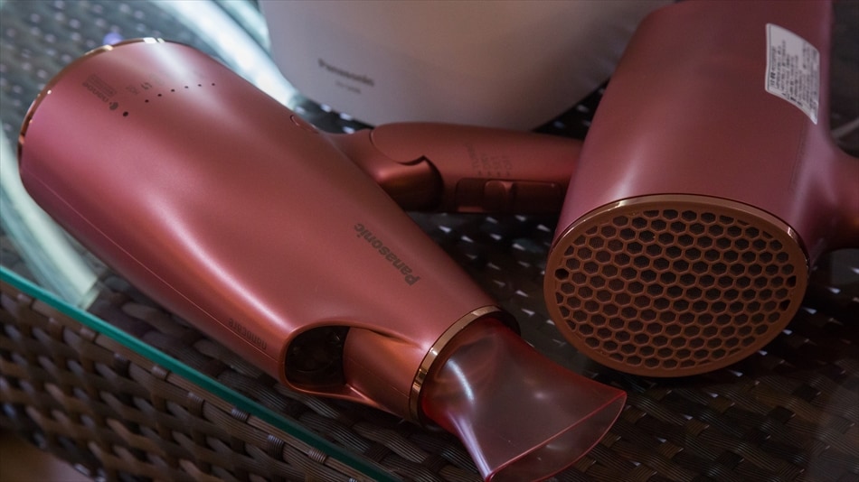 All rooms are equipped with Nano Care hair dryers.