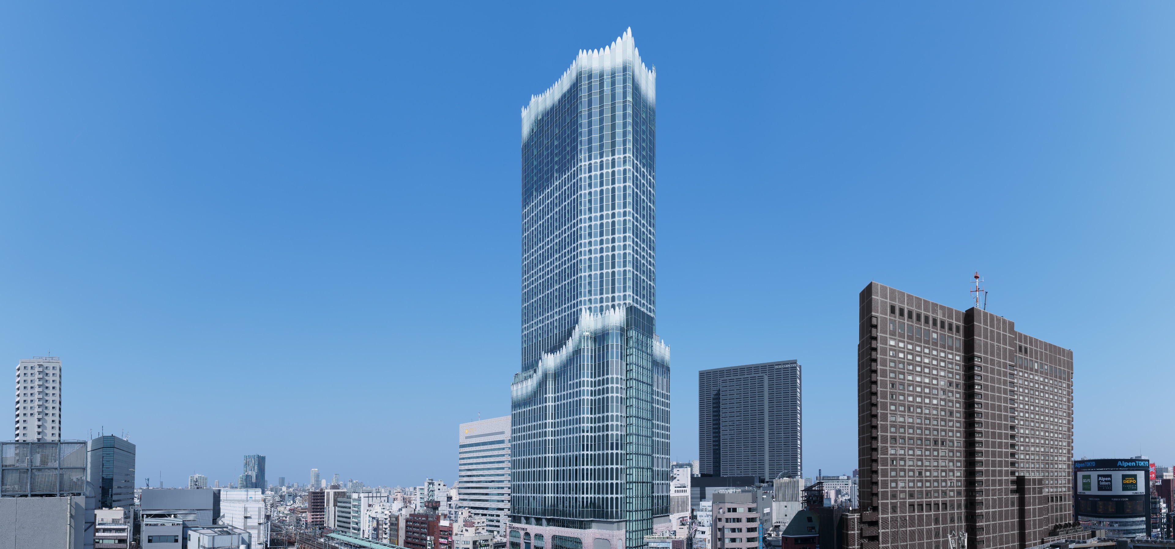 Ngoại thất tháp Kabukicho