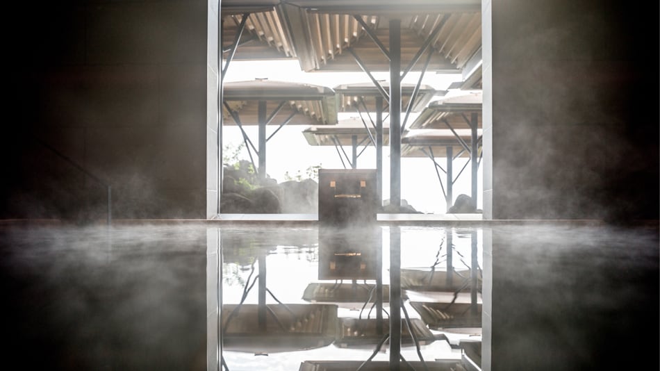 Cypress indoor bath