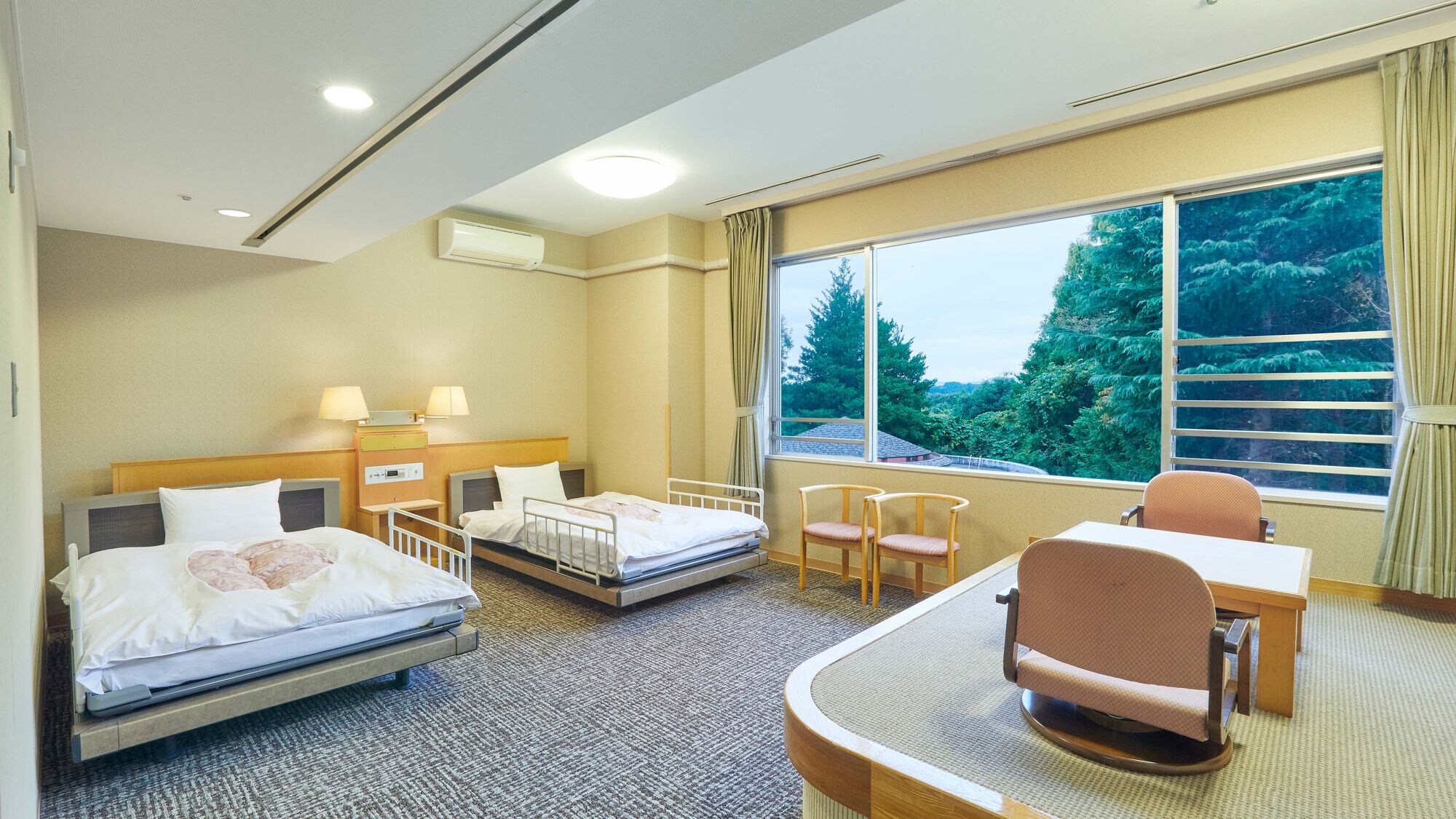 【无障碍客房】宽敞的客房，配备电动床