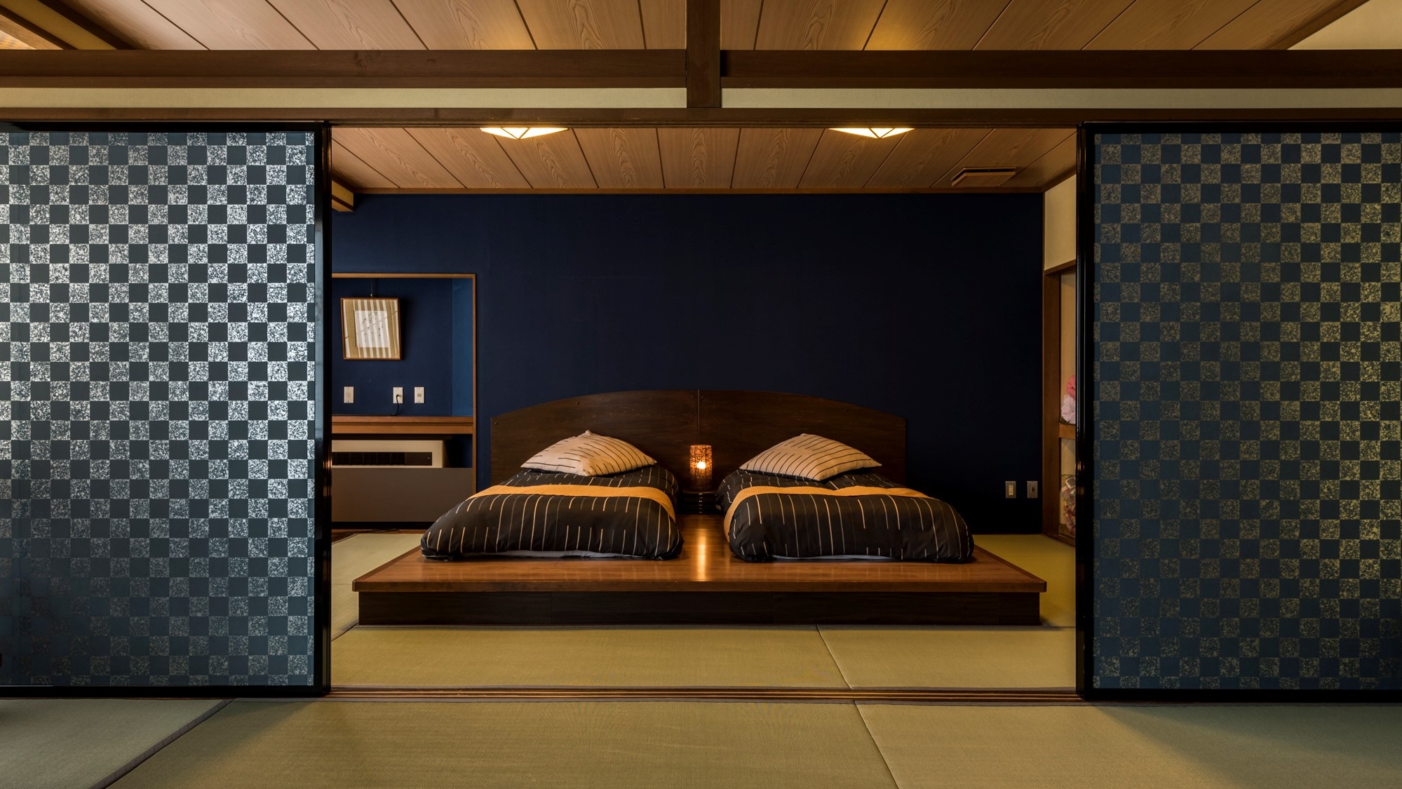 [本館/日西合璧房間] 日式房間10張榻榻米+臥室10張榻榻米的寬敞空間放鬆身心。