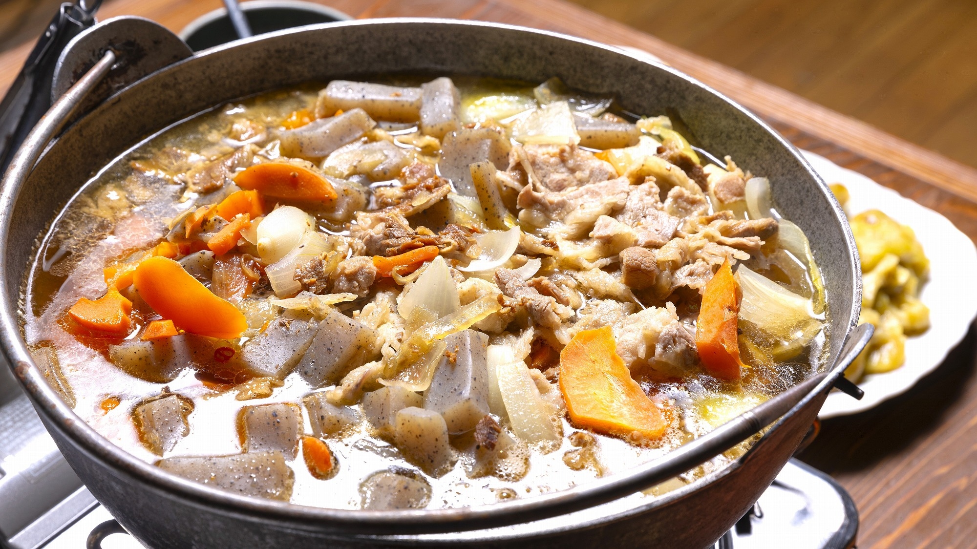 아침 식사는 산장 뷔페 ※ 메뉴는 매일 바뀝니다