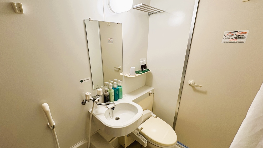 ◆Guest room unit bath◆ Although compact, this is a functional unit bath designed for ease of use.