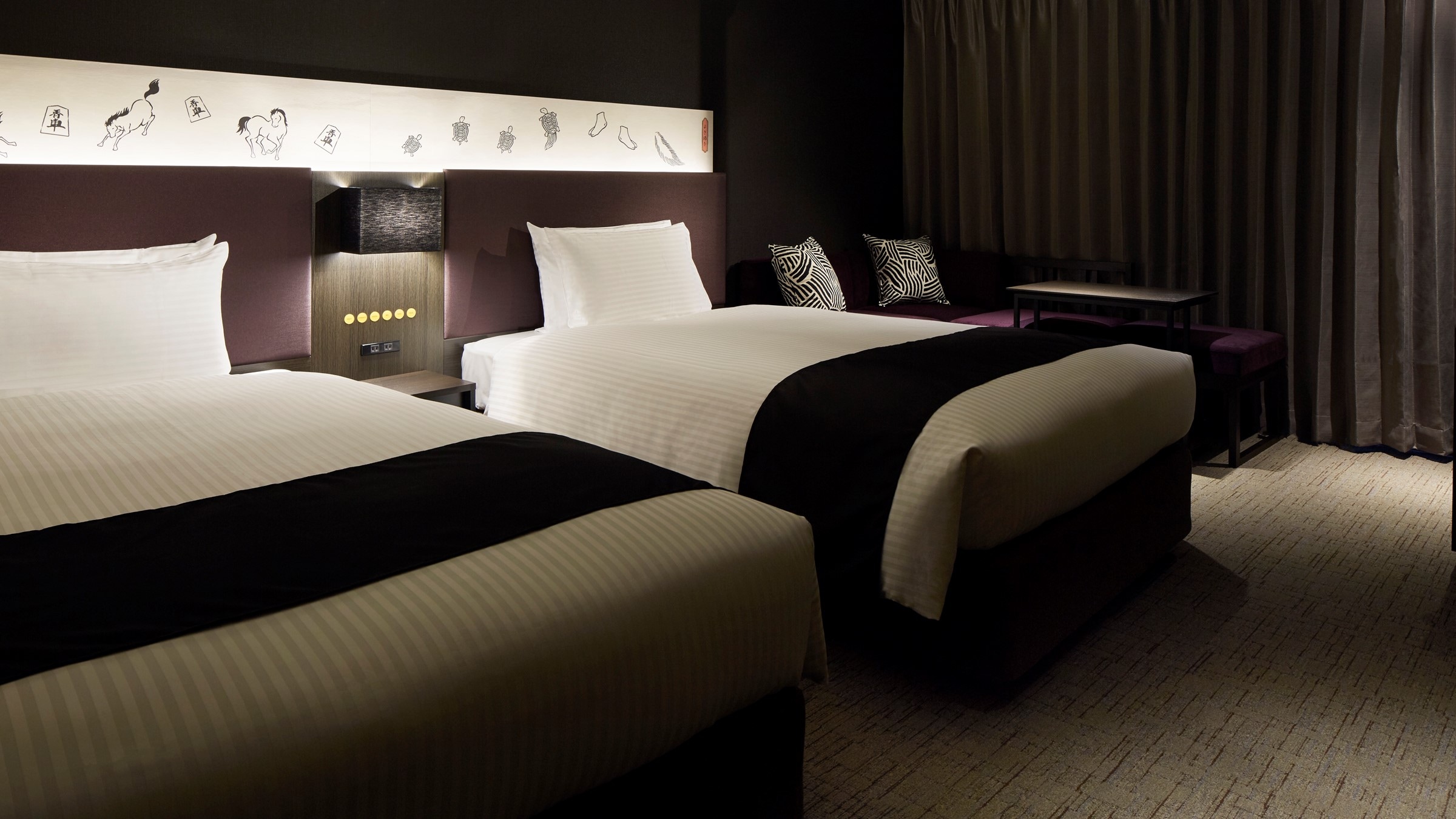 & lt; guest room & gt; superior twin