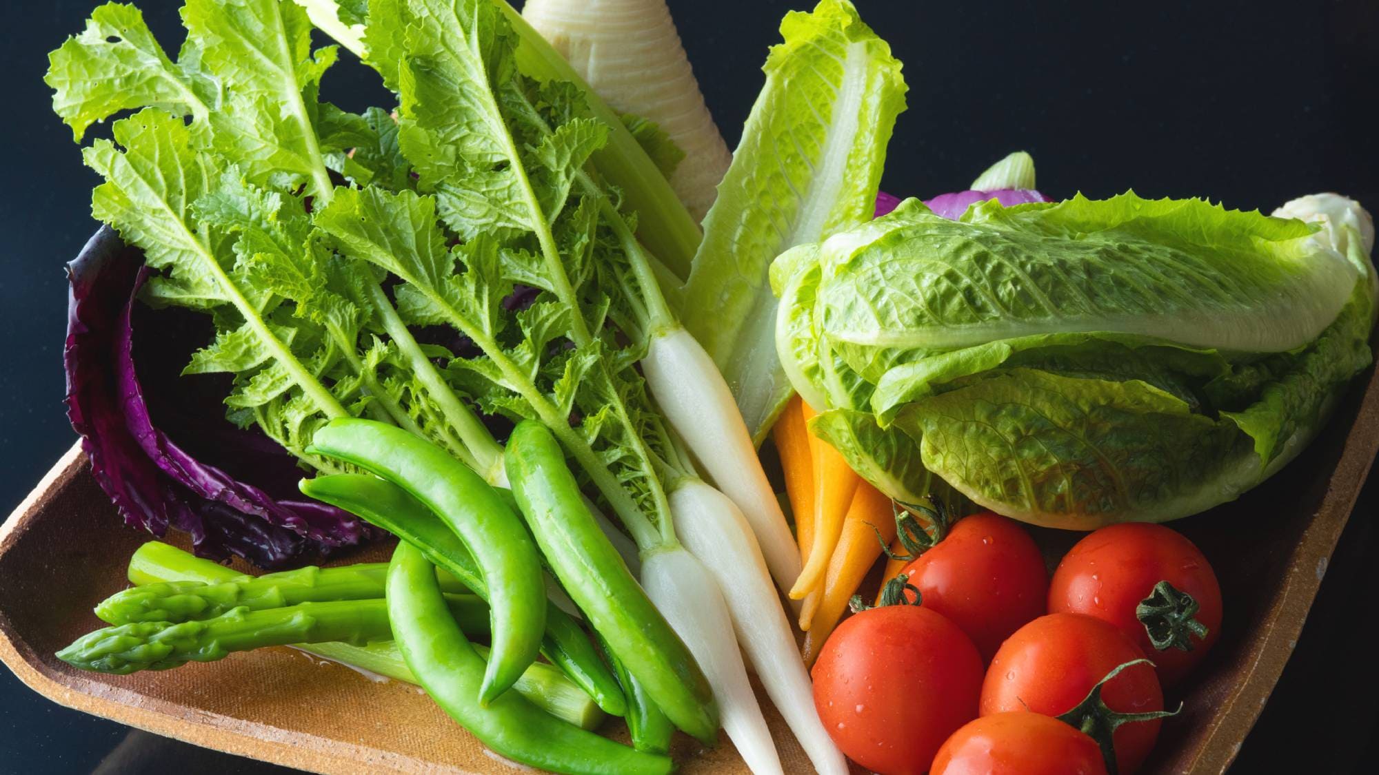 [Island vegetables] Freshly picked vegetables