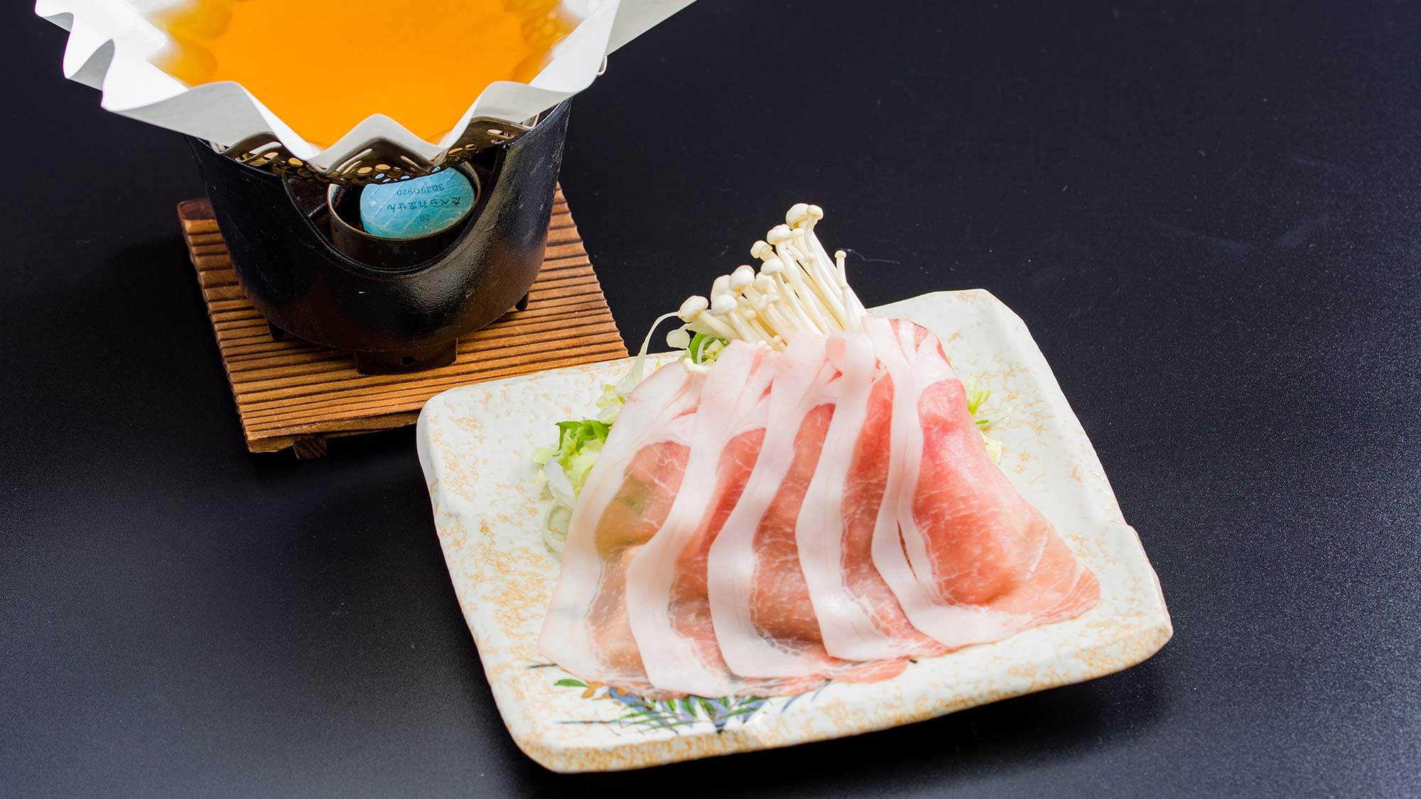 ・ Shinno pork soup stock shabu-shabu