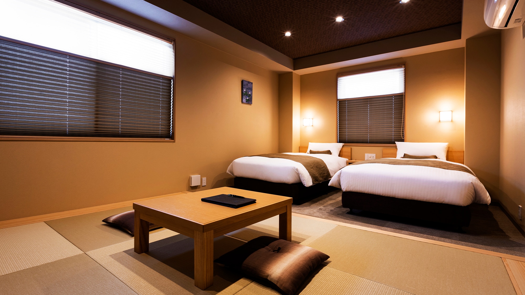 ห้องทวินมาตรฐานสไตล์ญี่ปุ่นผสมตะวันตก