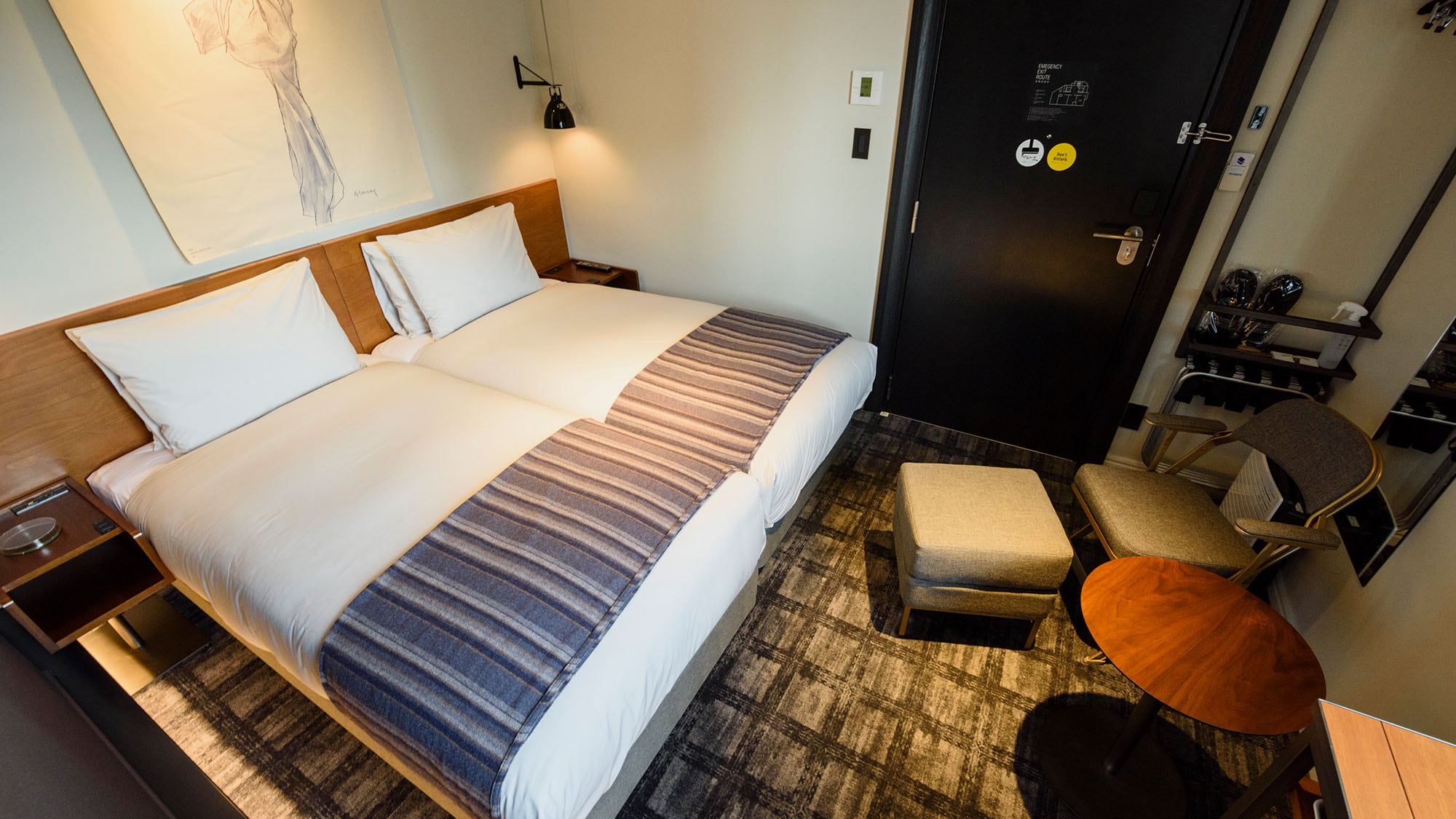 Hollywood Twin (17.56㎡) Bed width 100cm