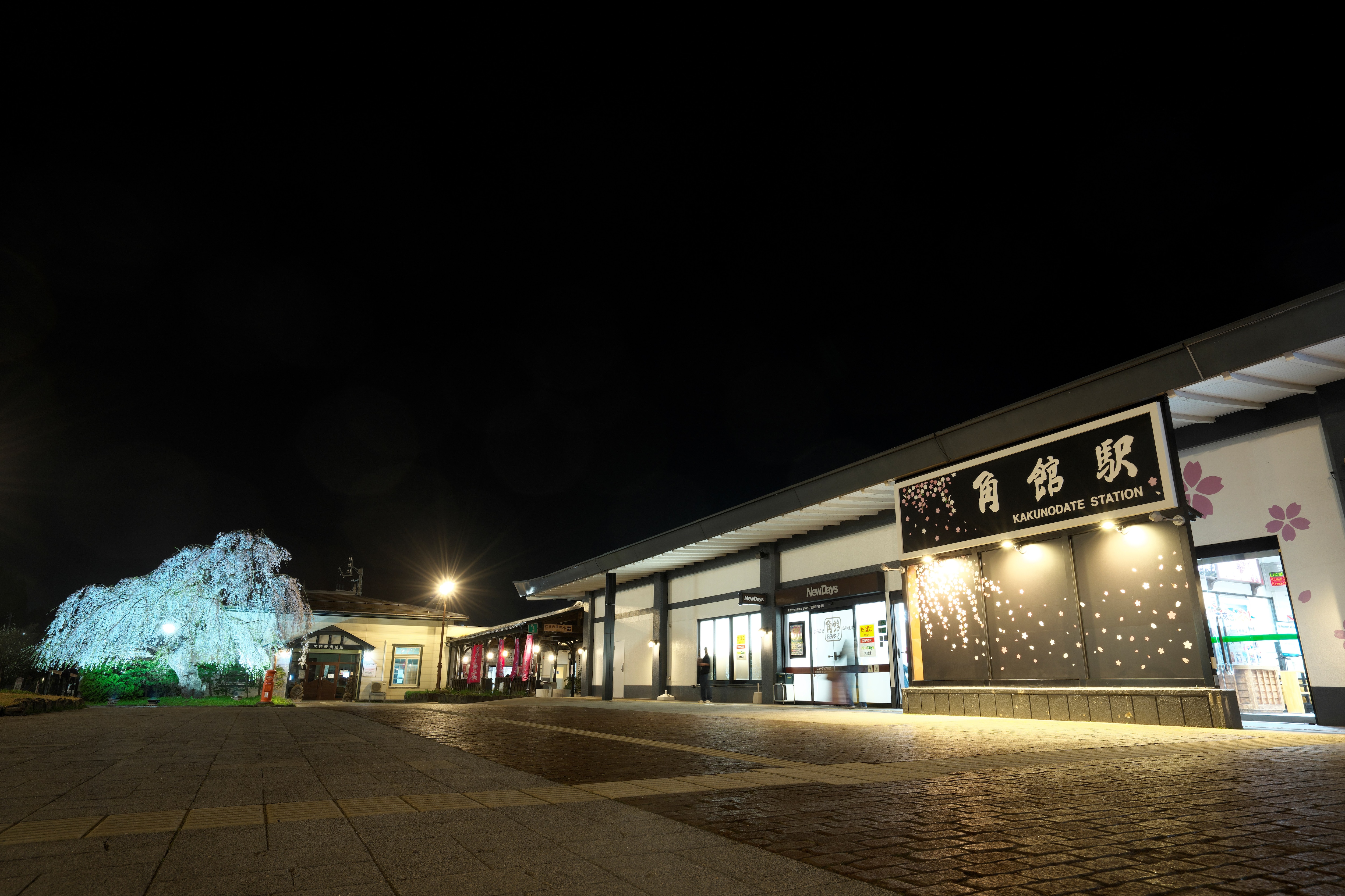 角館站（夜景）