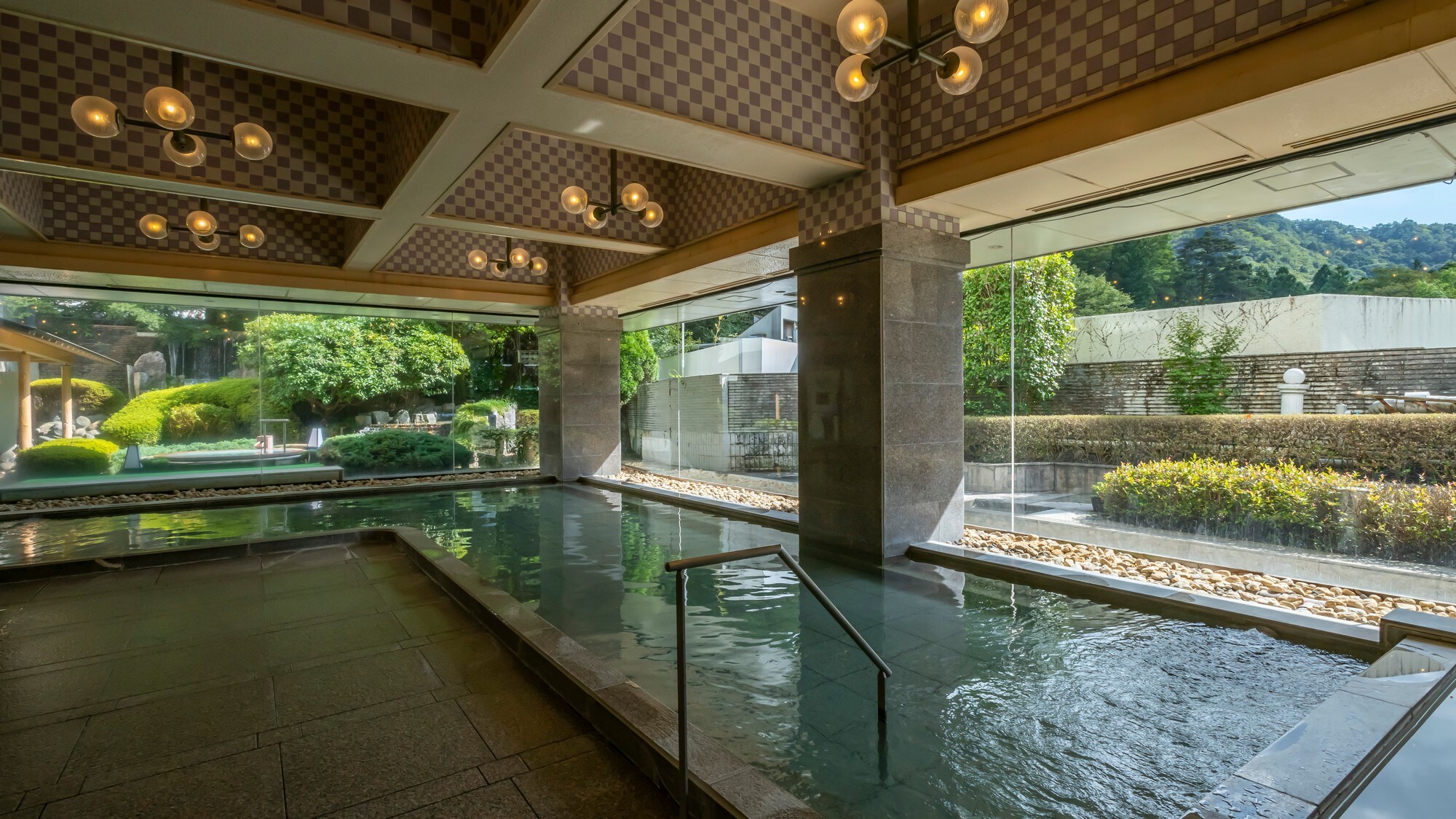 [Kinu no Yume] อ่างอาบน้ำขนาดใหญ่ที่สวยงามและสดใสทำจากหินอ่อน