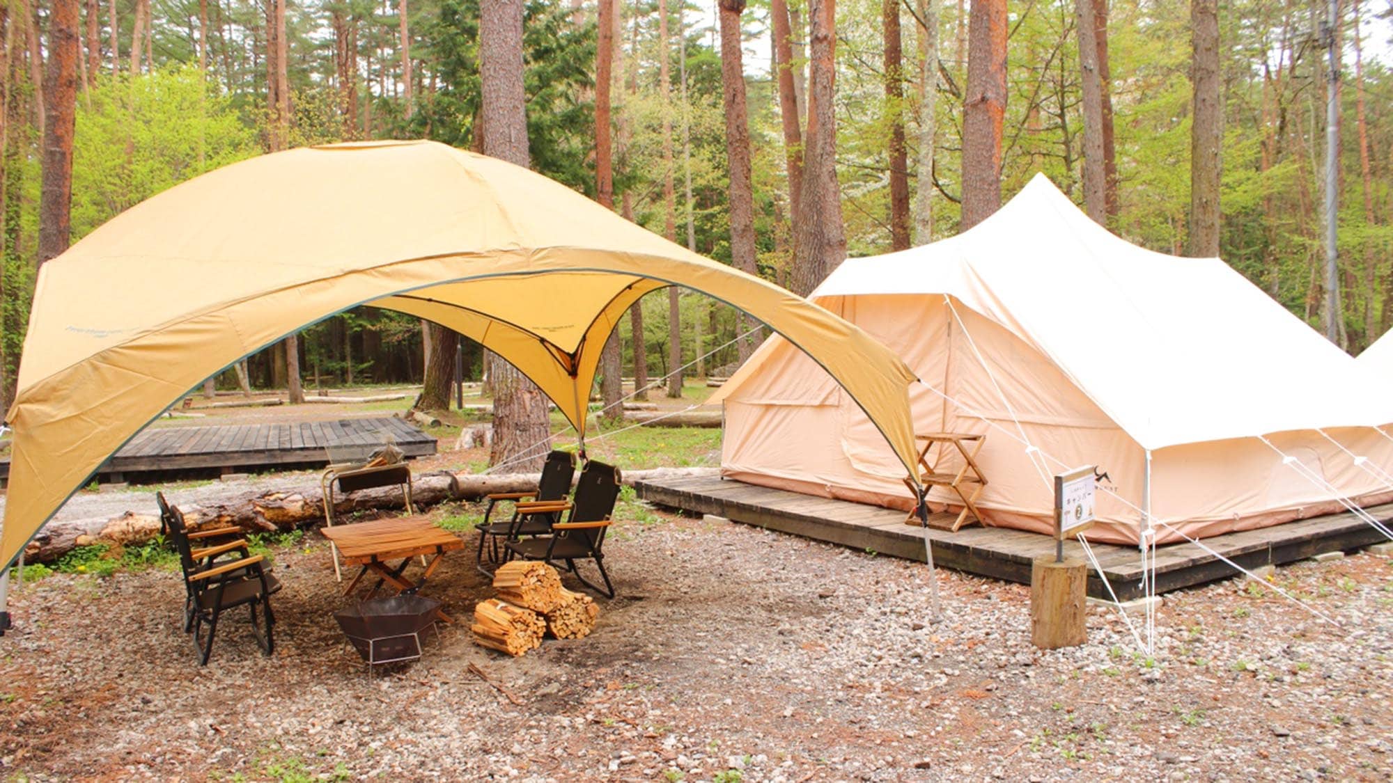 ・[LIN Camp Camper] Firewood is also available. Enjoy some quality time around the bonfire.