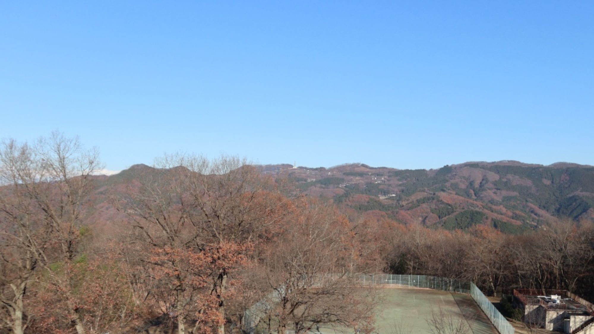 View from the parking lot