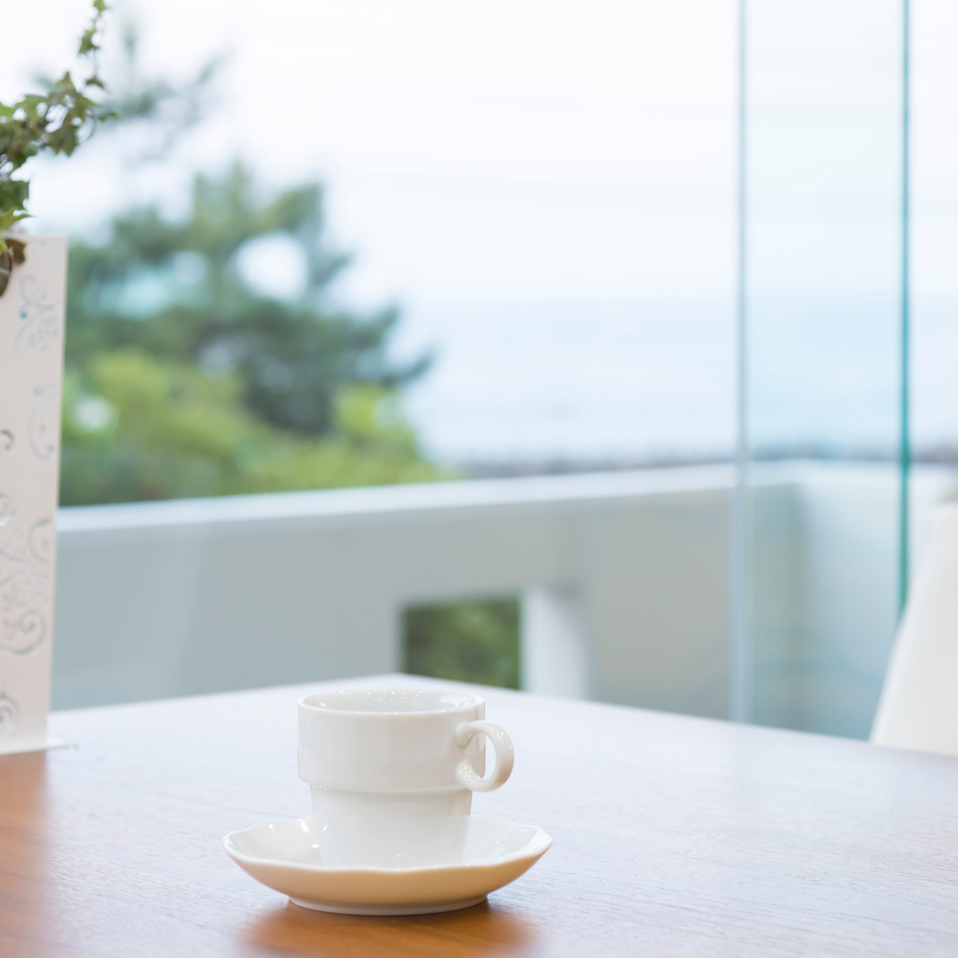 Coffee in the lobby
