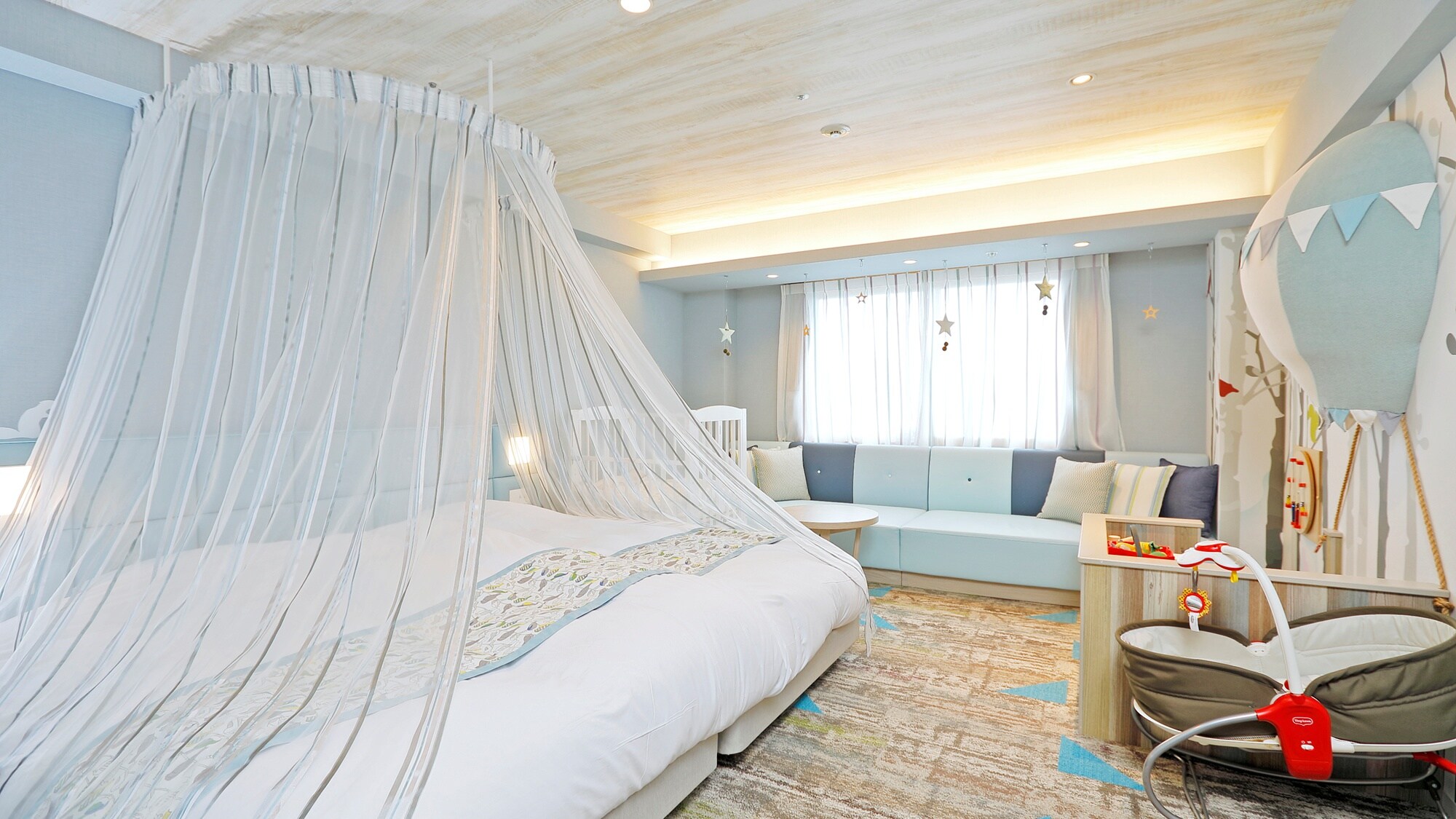 [Standard Twin Forest Baby] Màu xanh (hình ảnh) *Không thể chỉ định màu hồng/xanh.