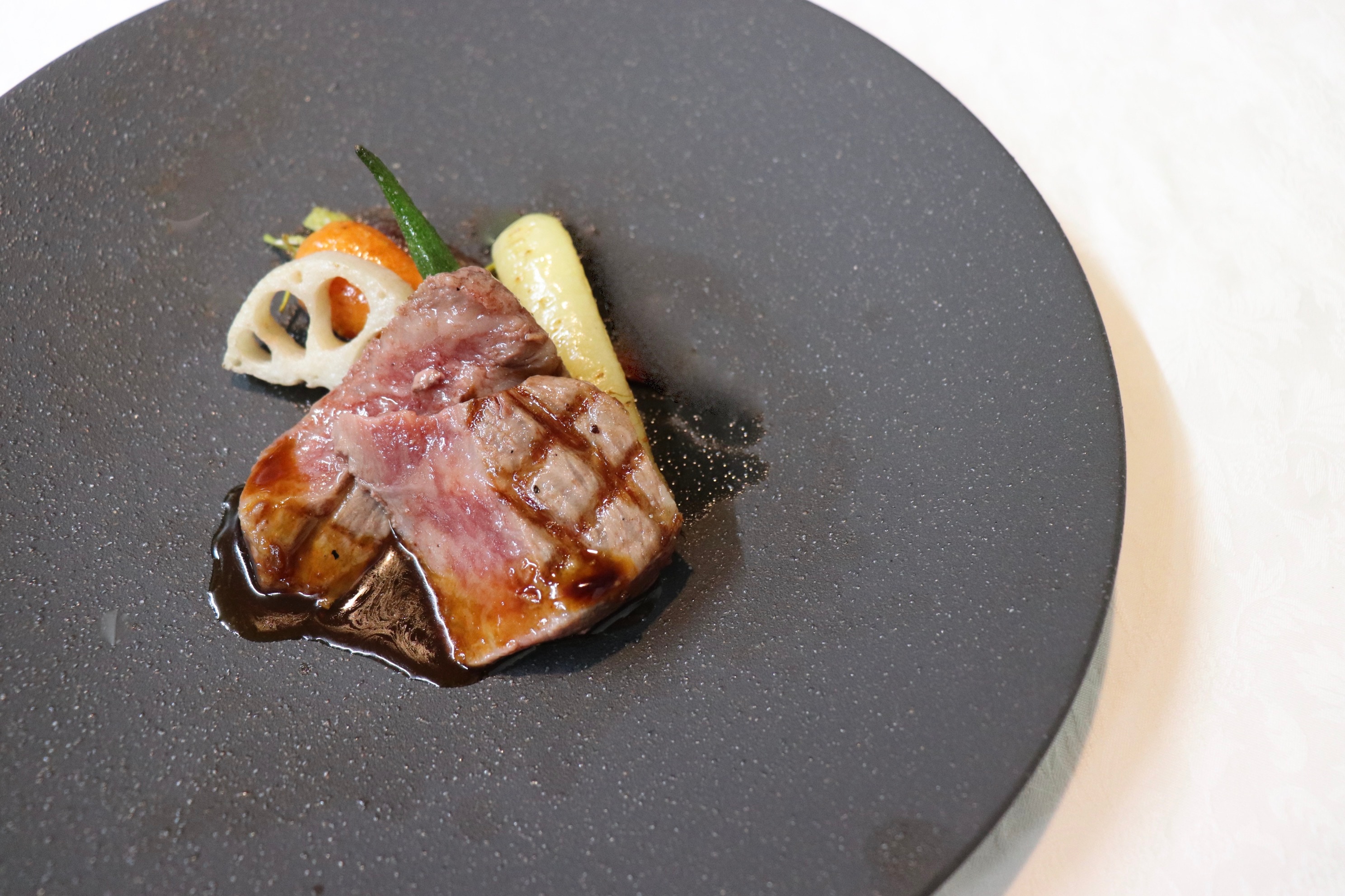 A5 rank Japanese black beef sirloin steak