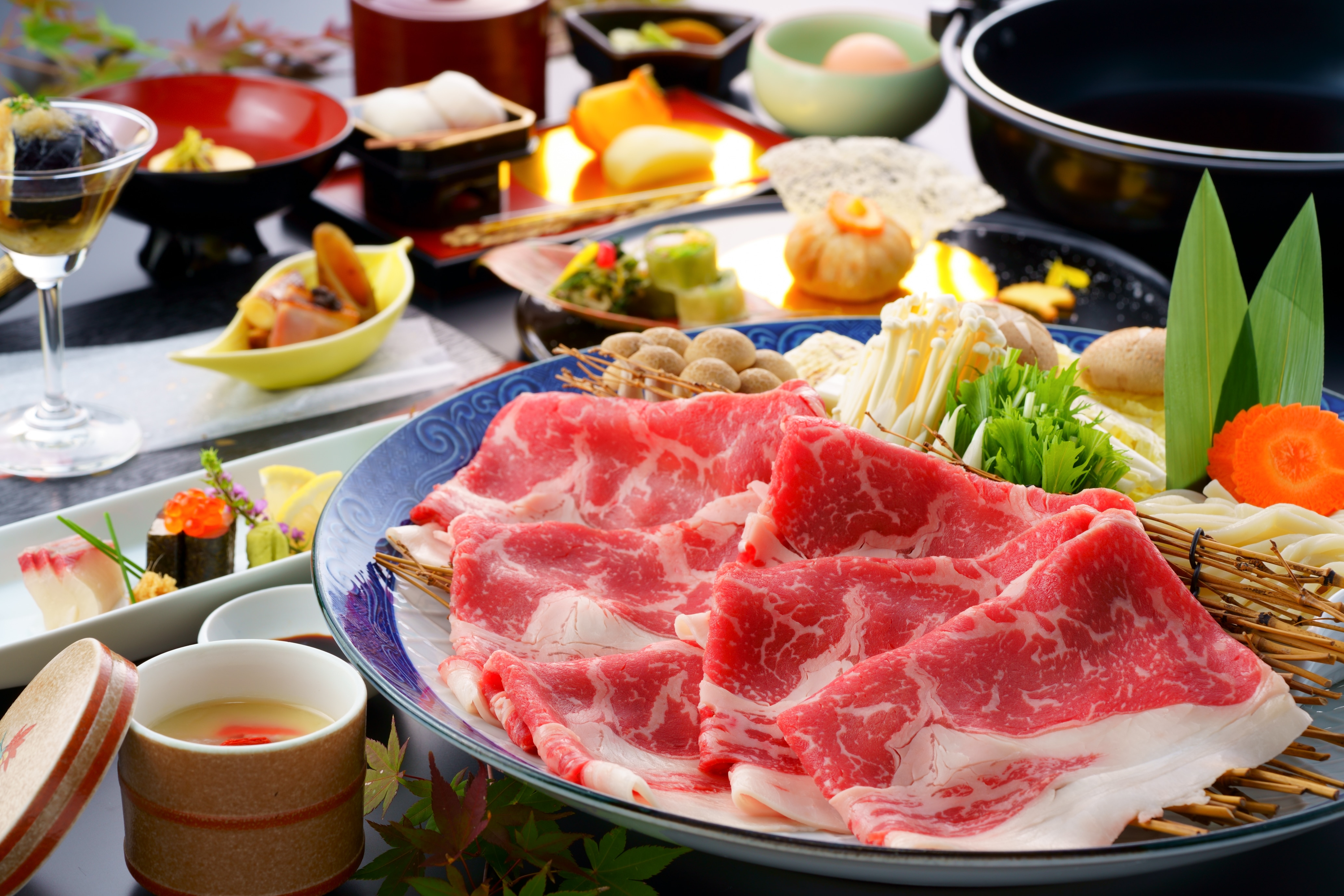 Sukiyaki course