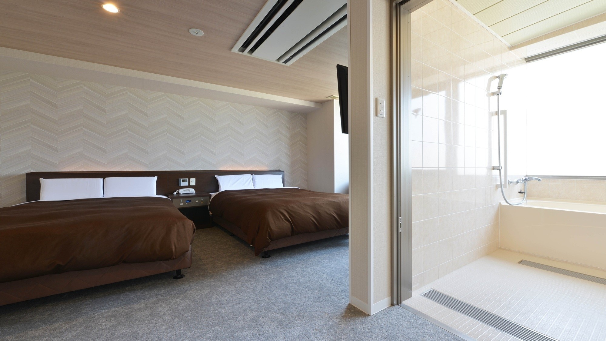 Renovated Barrier-Free Twin Room