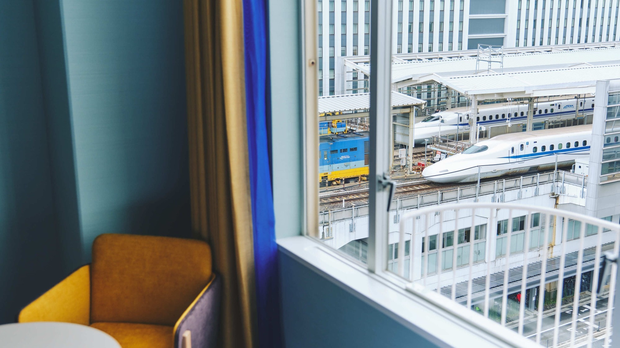 View from Premium Floor Superior Twin <Train View> (example)