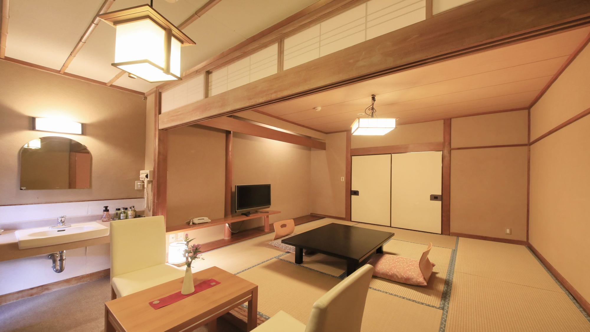 [D] Standard Japanese-style room with toilet (without indoor bath) Example of guest room