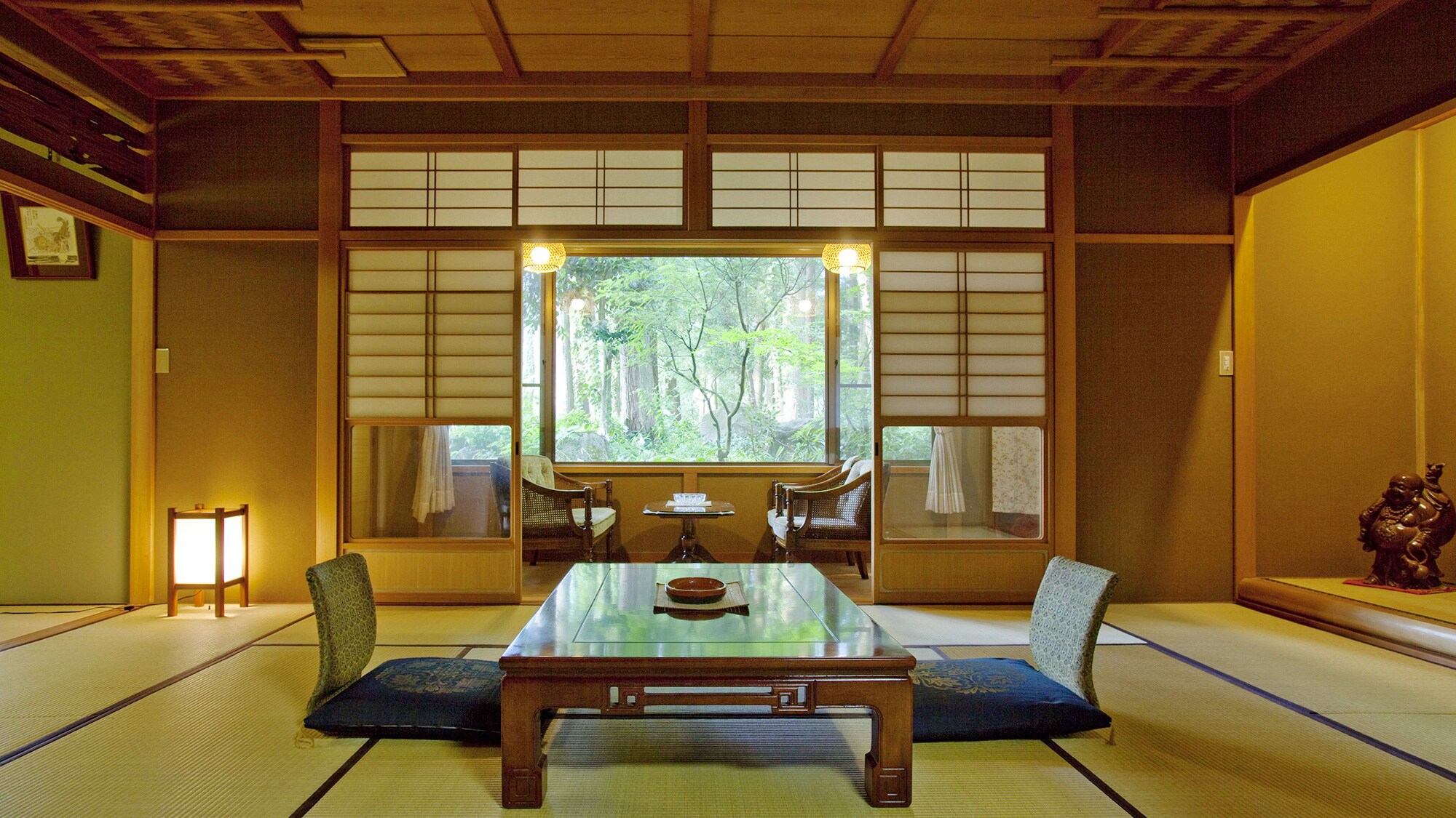 [Miya no Ma]帶露天浴池的特別房間是寬敞的日式房間。