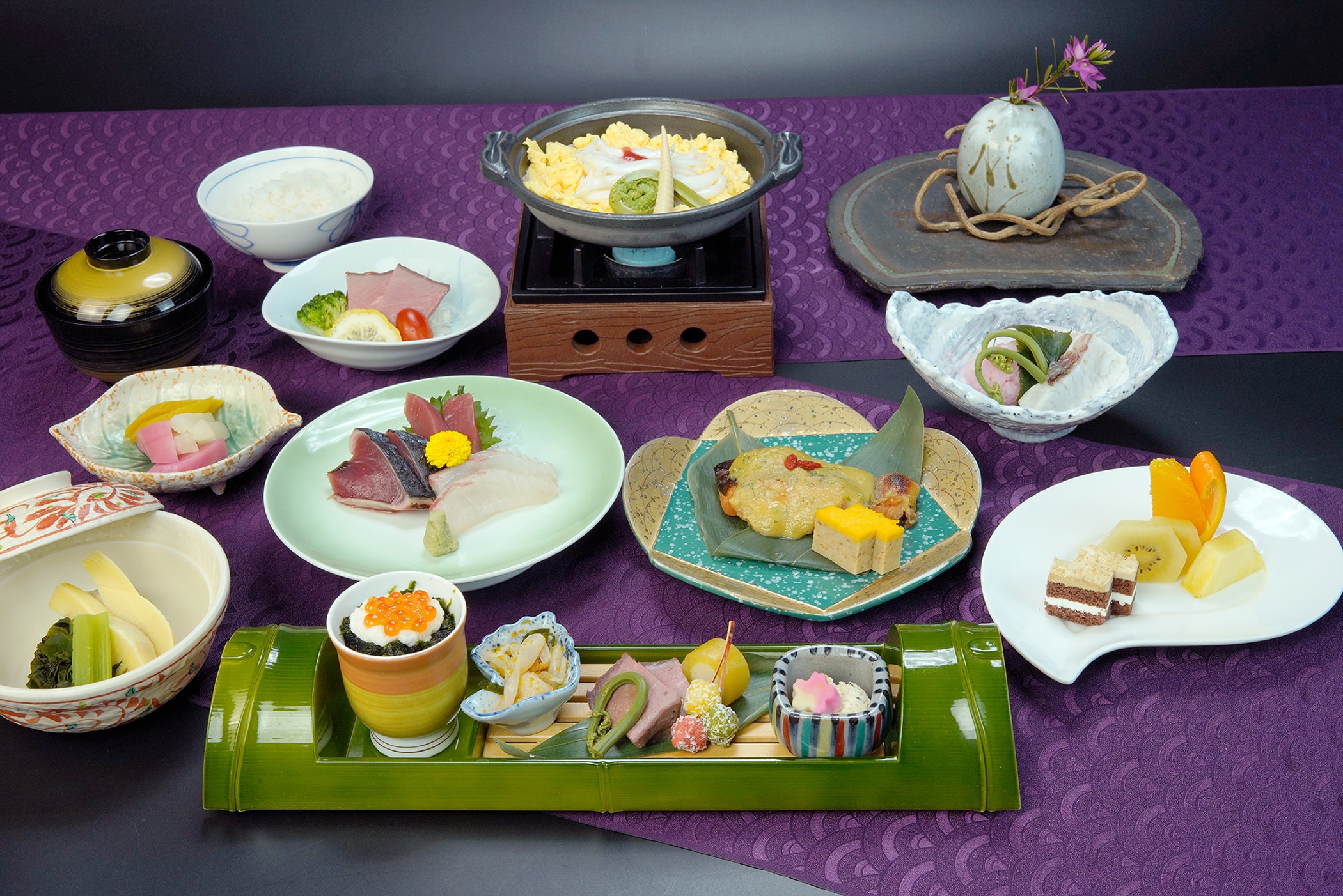 Kaiseki đầy màu sắc mùa xuân