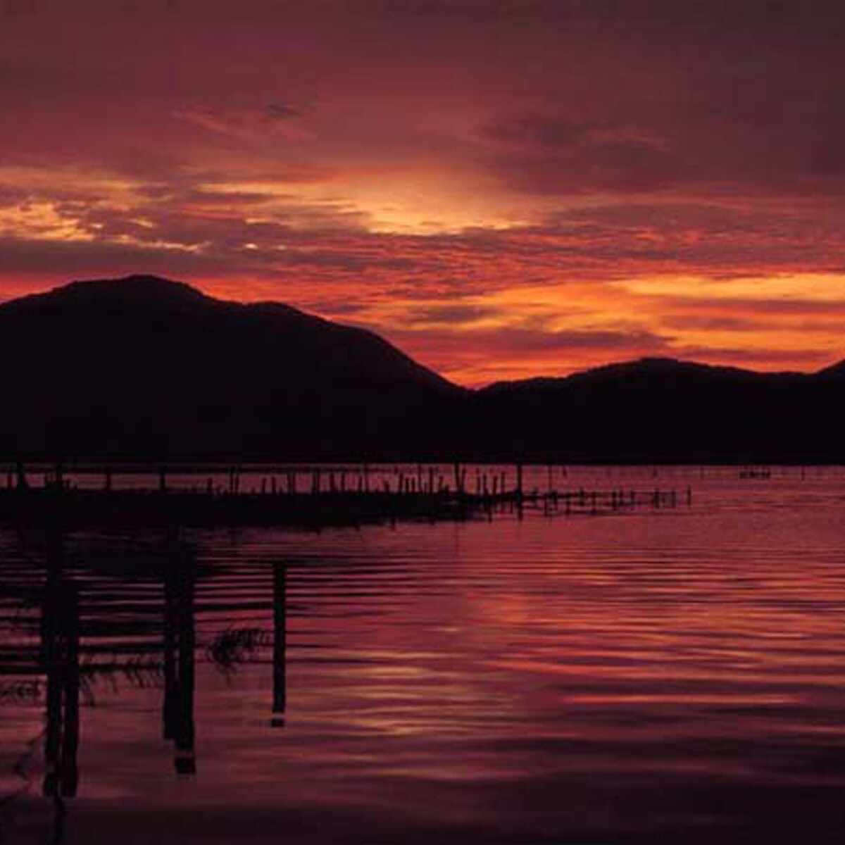 Sunset at the Mikata Five Lakes