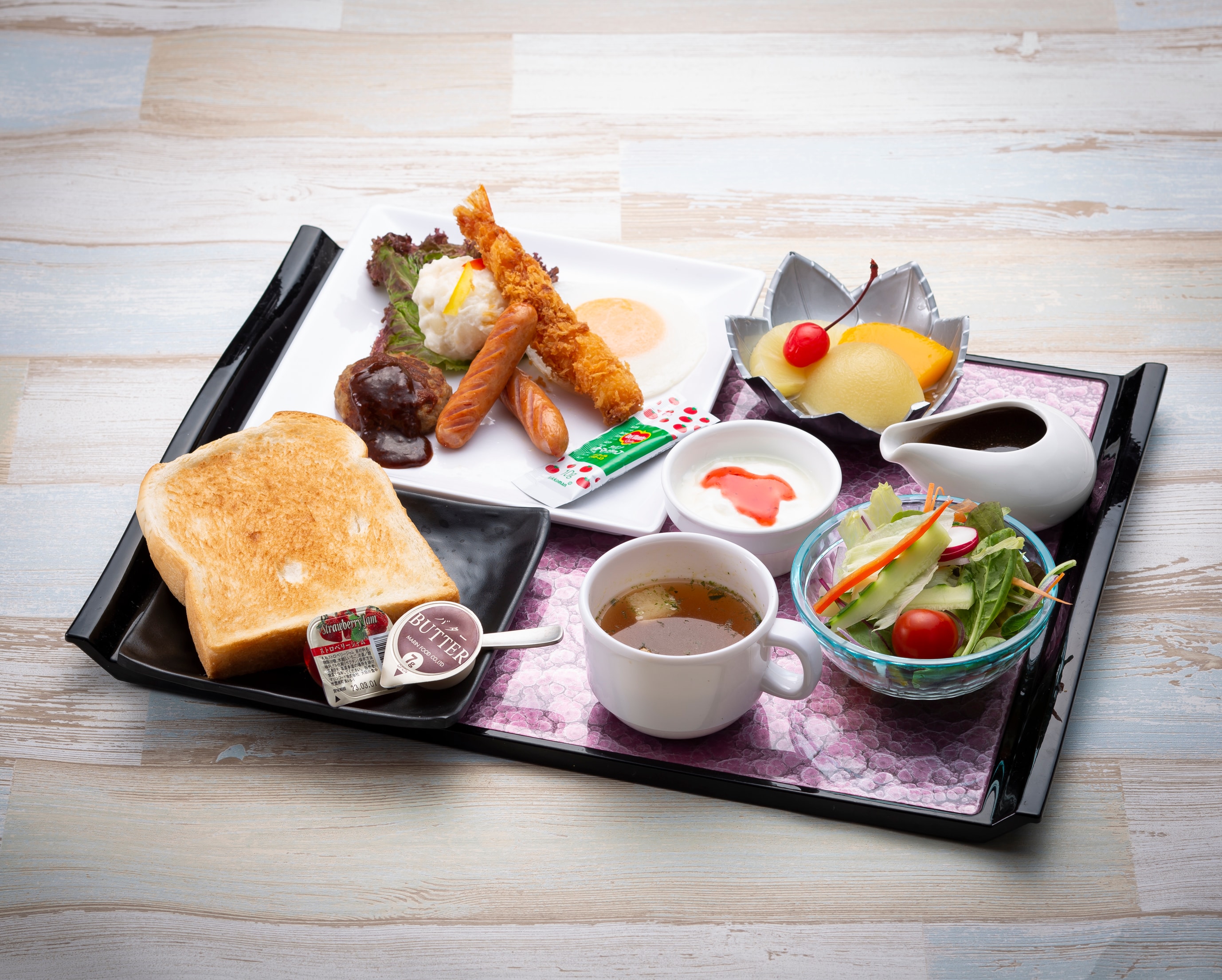 Western food plate