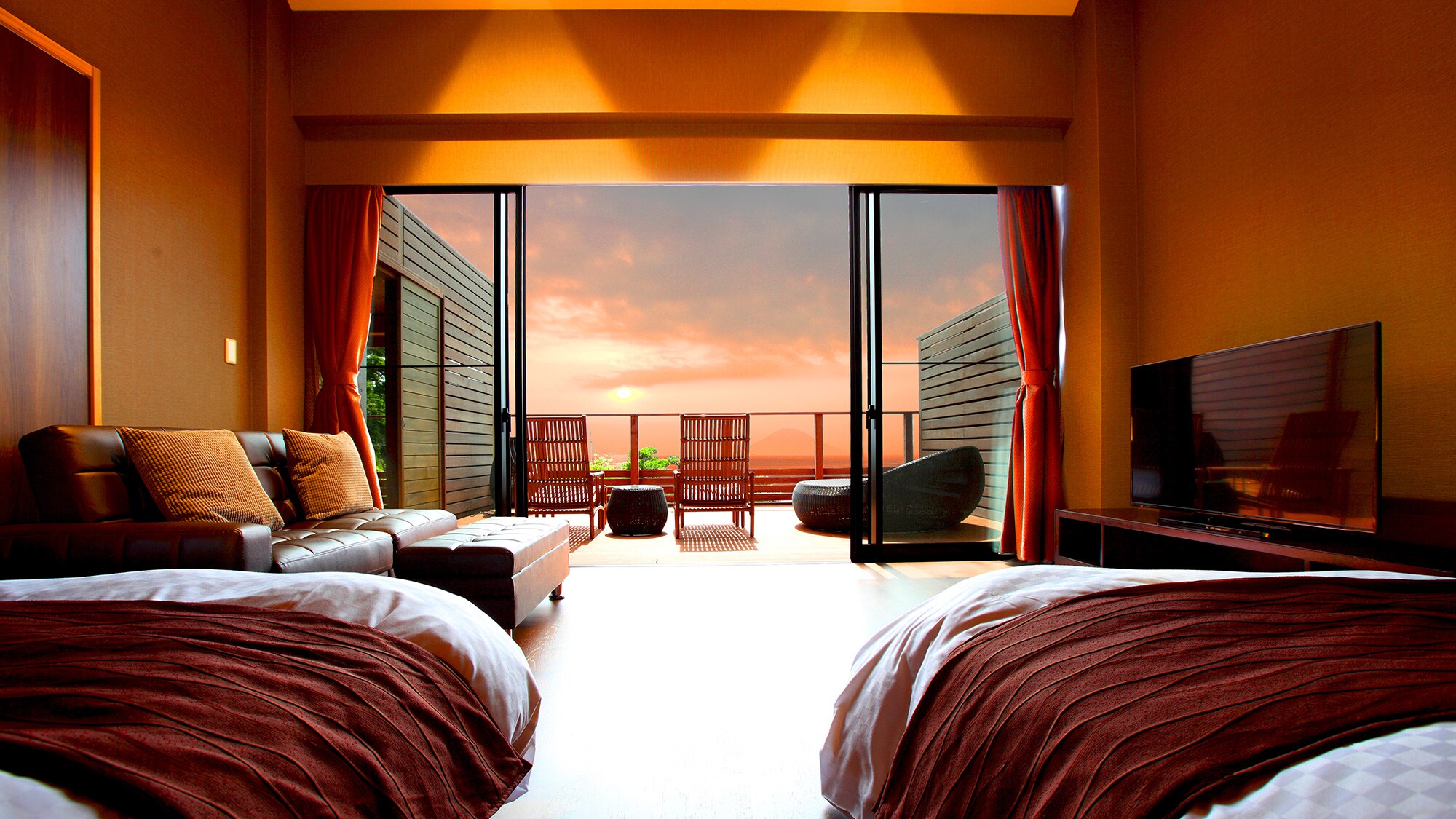 2F Premium guest room with open-air bath