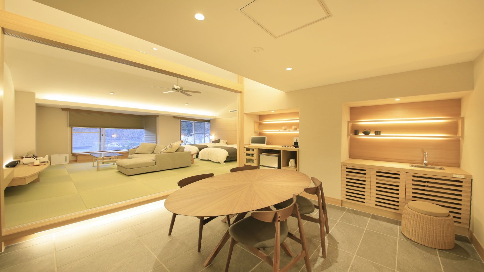 ■ Japanese modern bed room (Deluxe/barrier-free, 3rd floor, non-smoking)