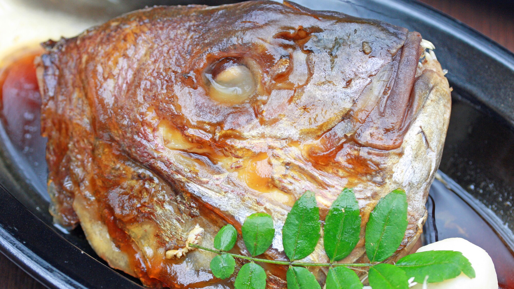 <Akita Oga Gourmet> ~ Semur Kepala Ikan Bream Laut Merah Oga