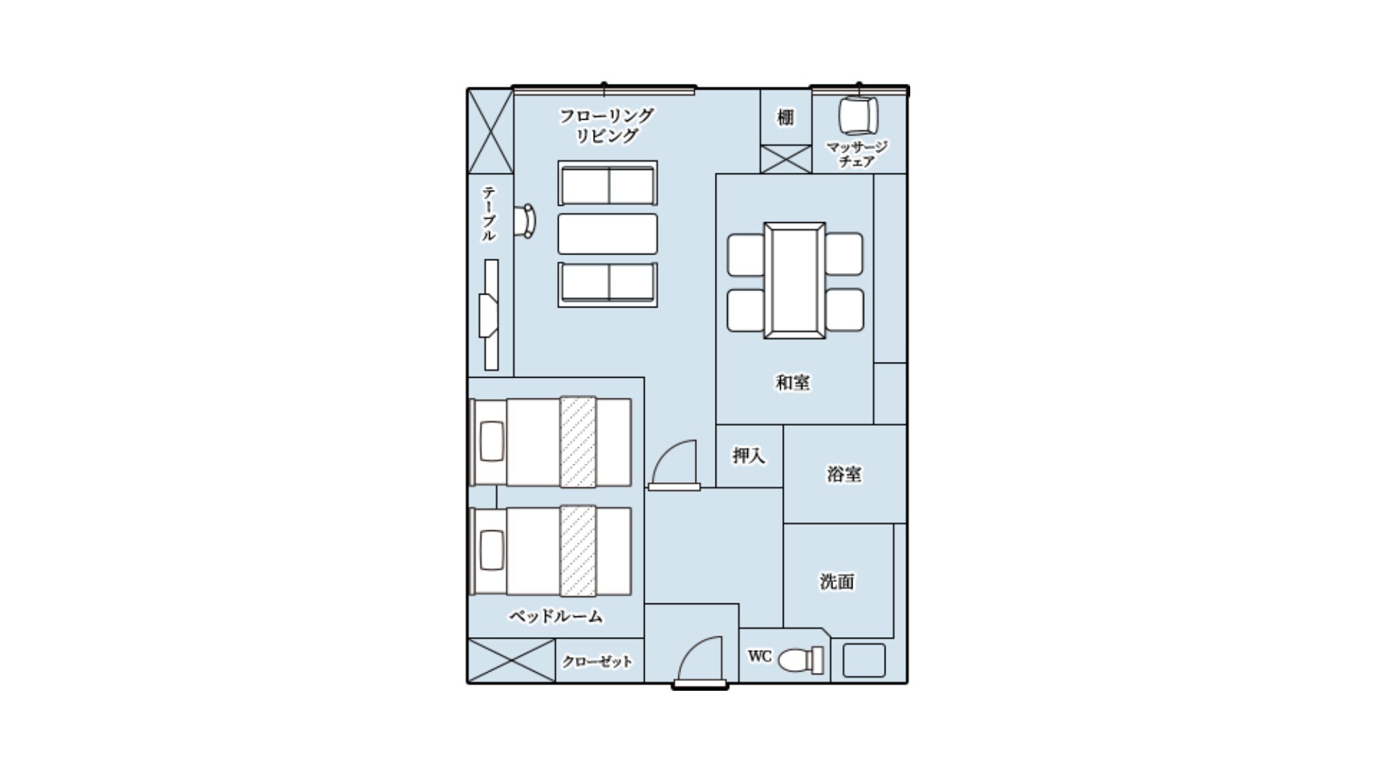Rindo-kan（Indigo）樓層平面圖