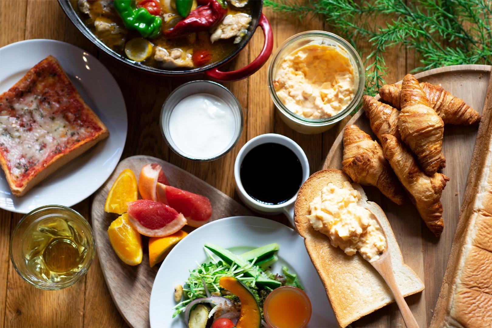 <Breakfast buffet at a famous Kyoto store> Recommended for Western food lovers and bread lovers. Bistro morning delivered by IKARIYA.