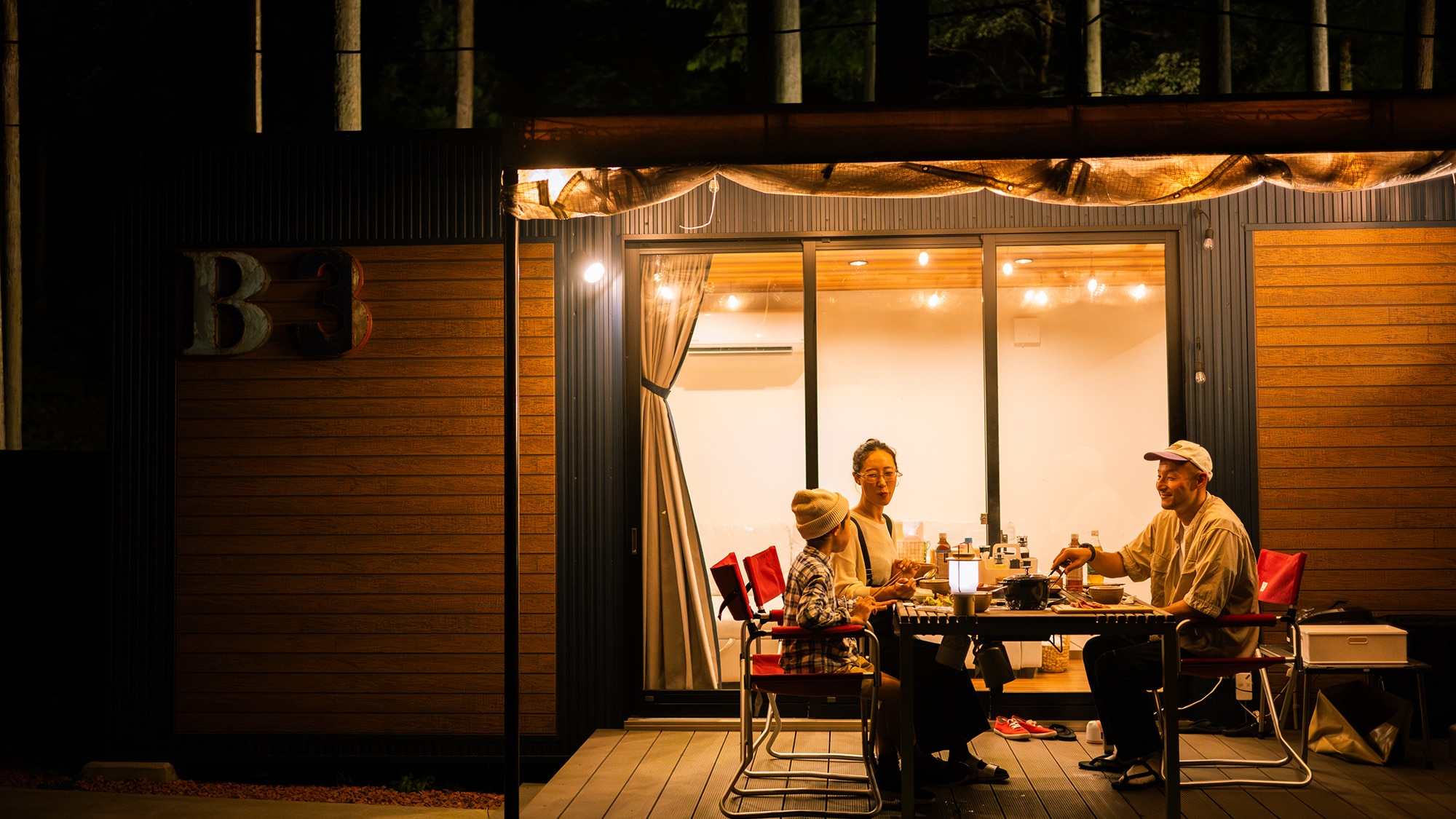 [All buildings have private wooden decks] You can enjoy BBQ and relax while enjoying nature.