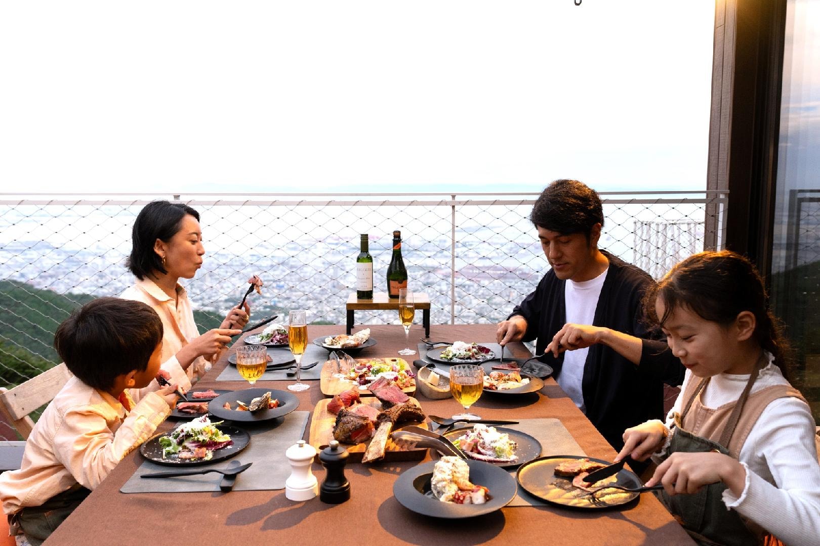 terrace meal family
