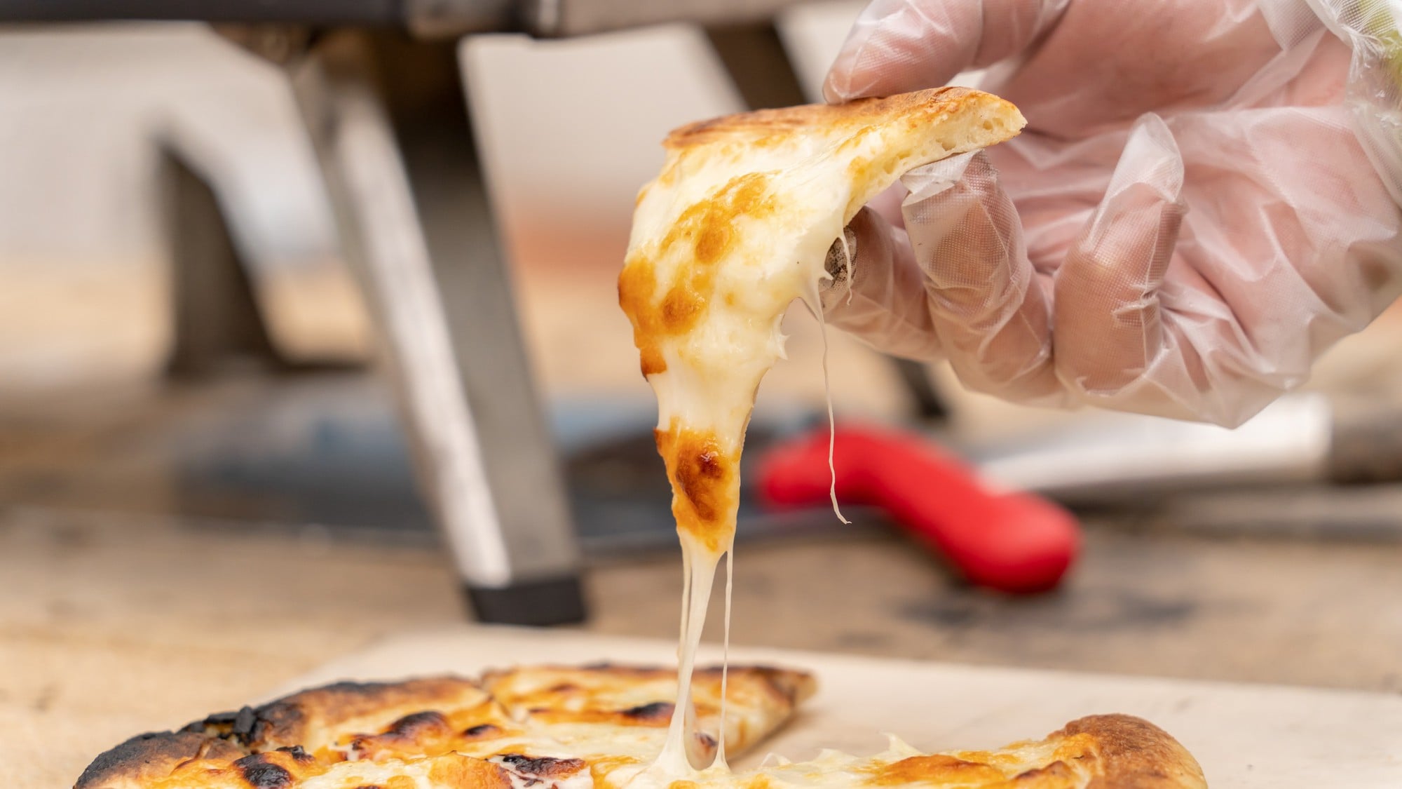 Kiln-baked welcome pizza