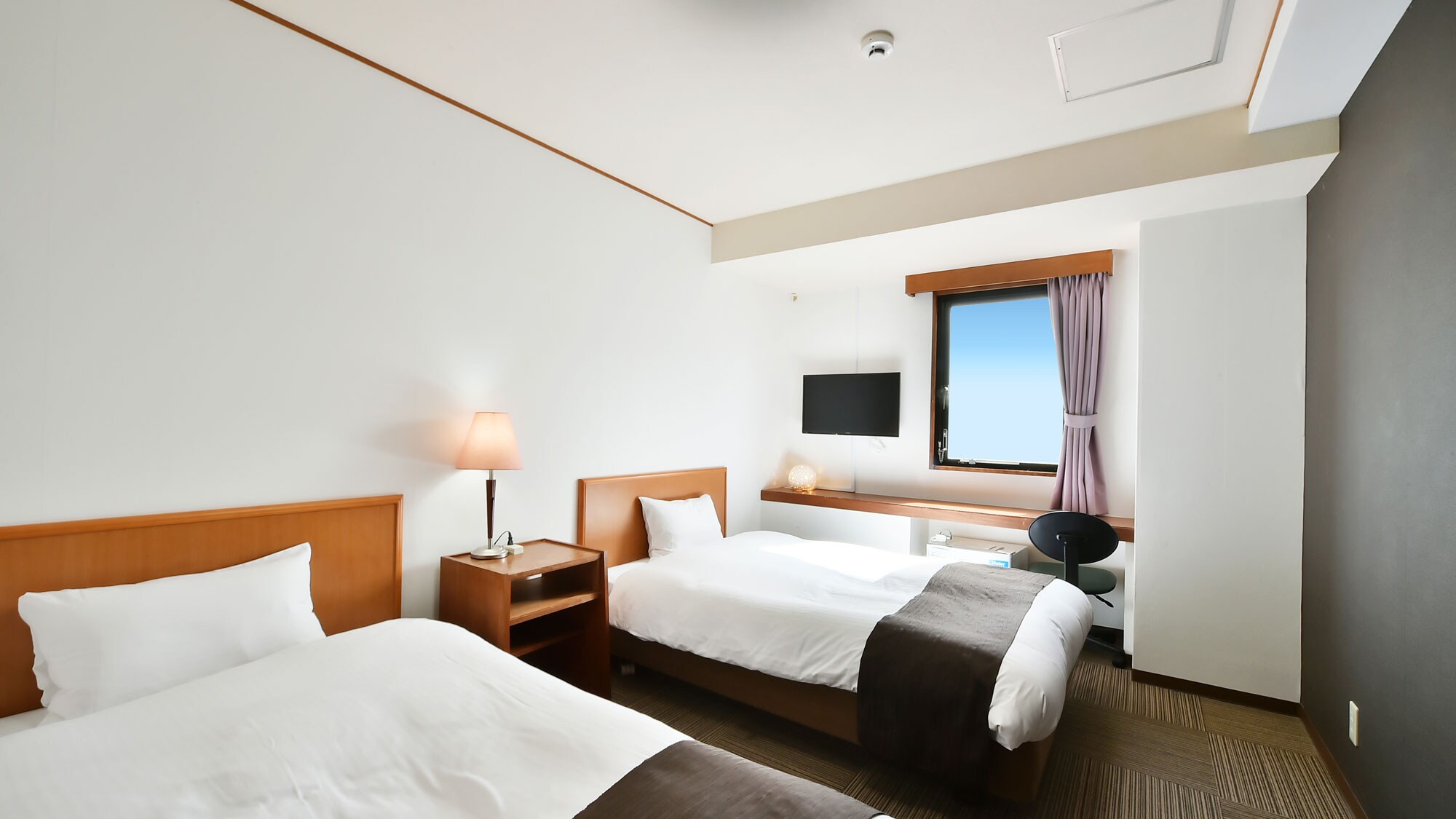 ● ตัวอย่างห้องเตียงคู่มาตรฐาน