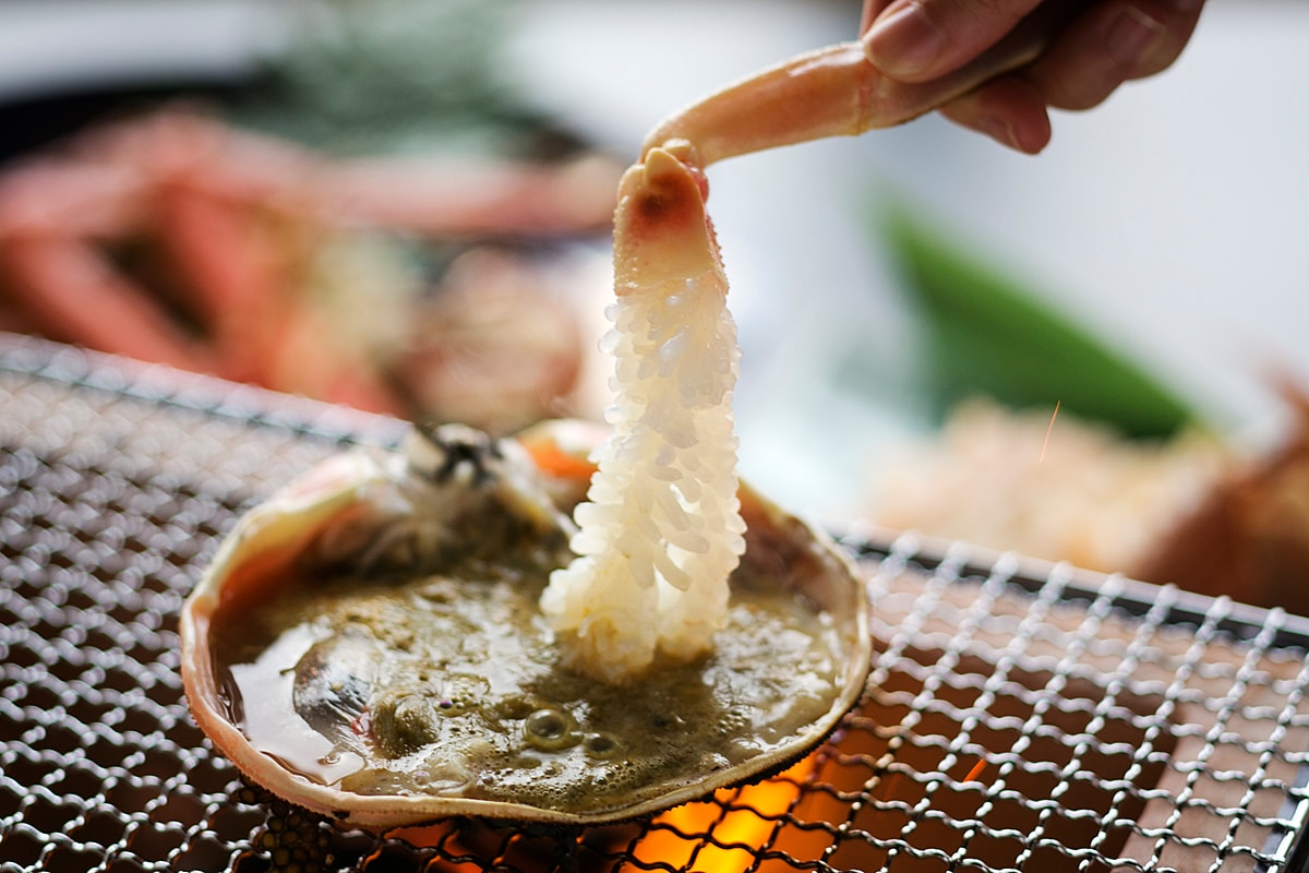 烤本地蟹殼佐味噌醬